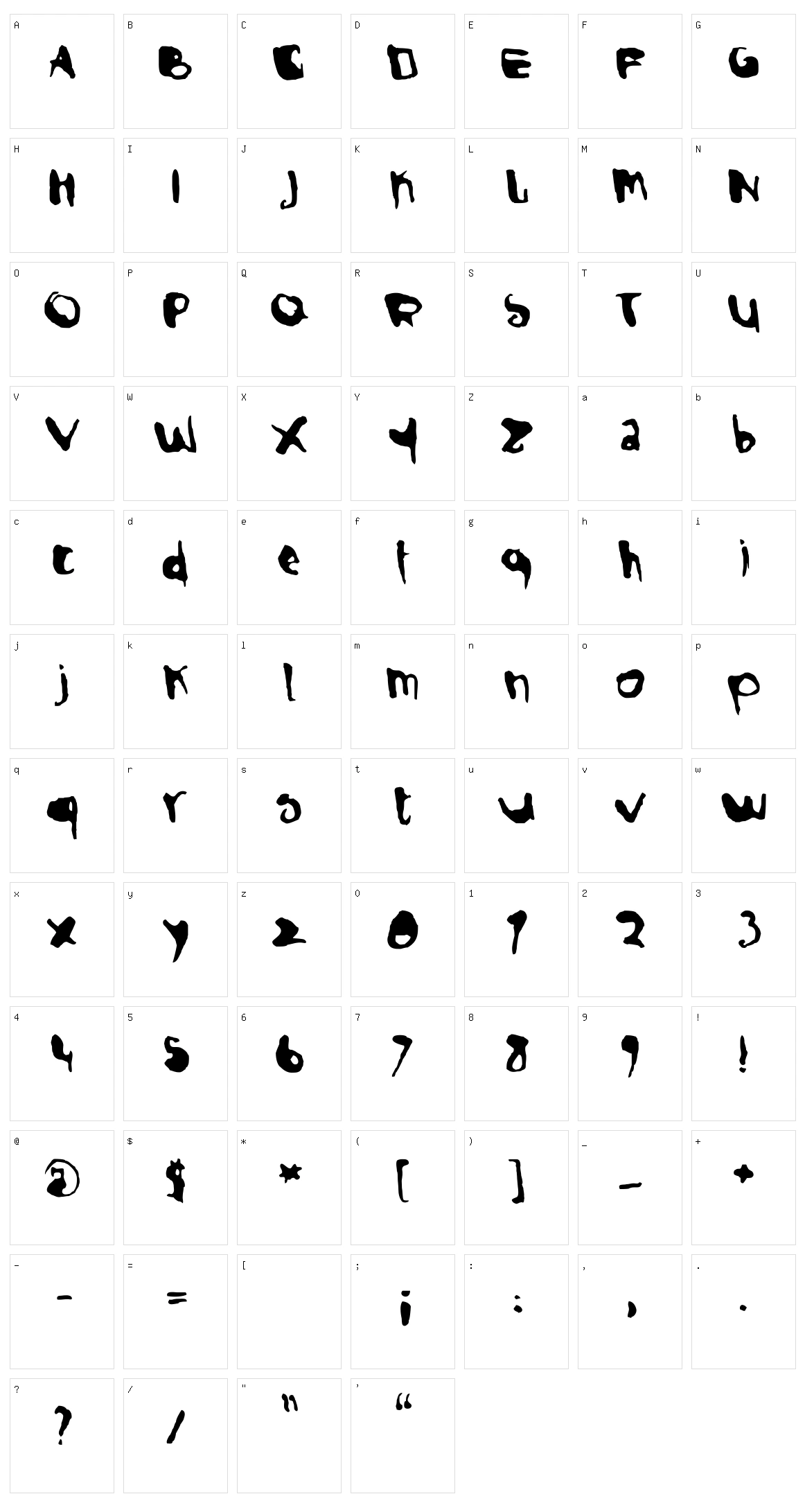 Ilse Character Set