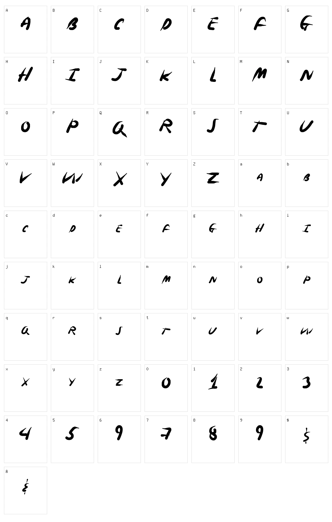 Spring Ninja Character Set