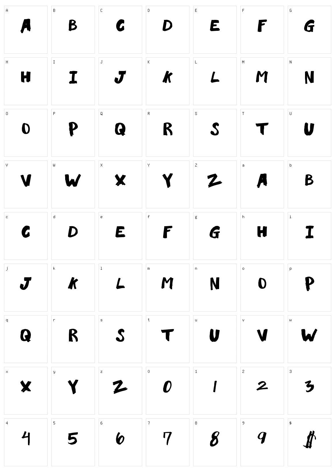 Love Riot Character Set