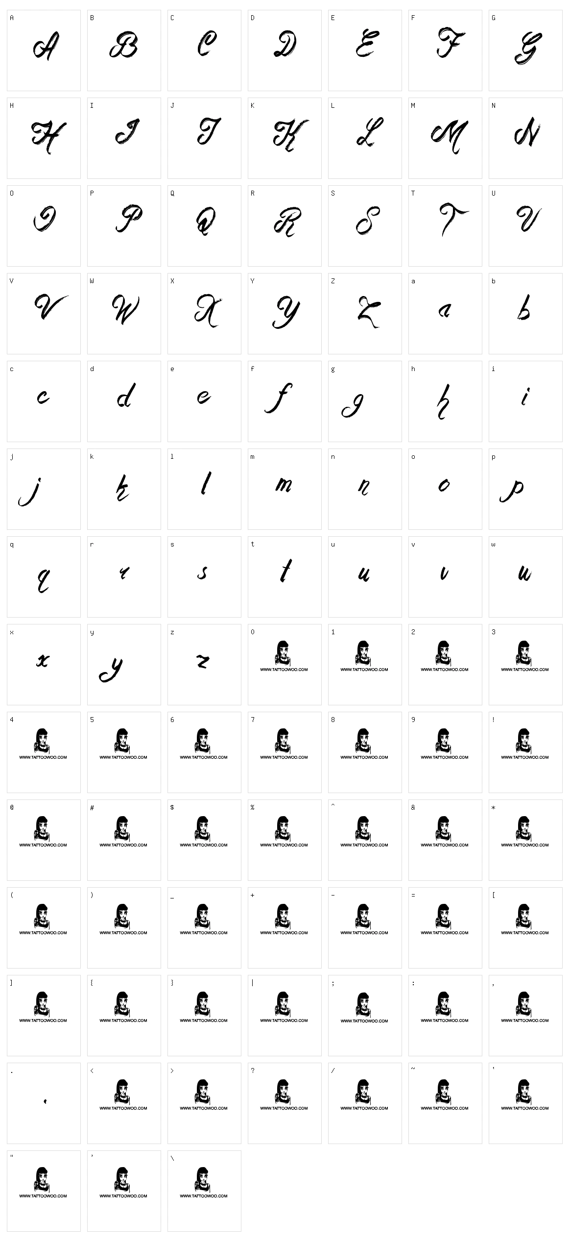 Rockers Character Set