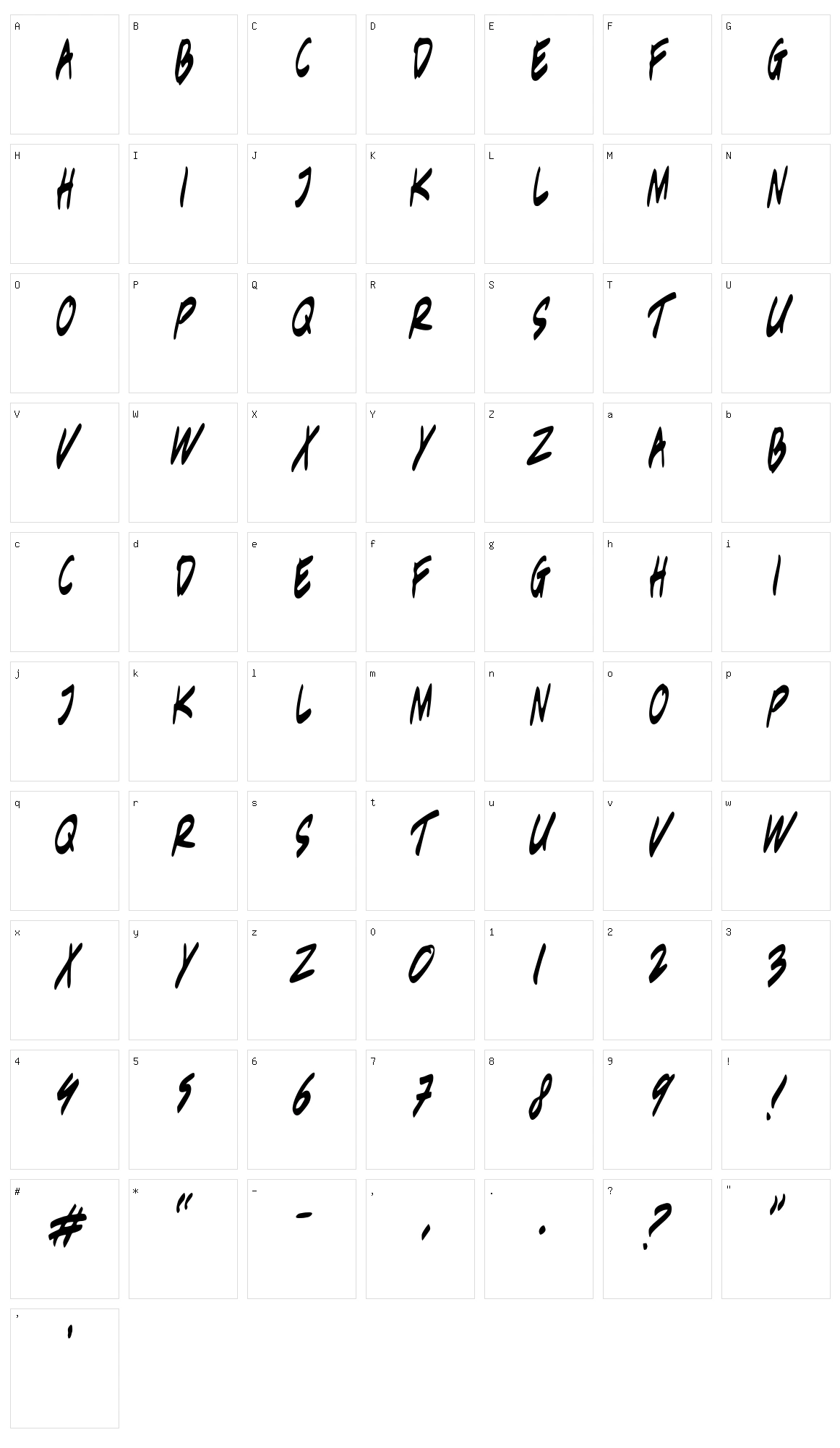 Berantas Korupsi Character Set