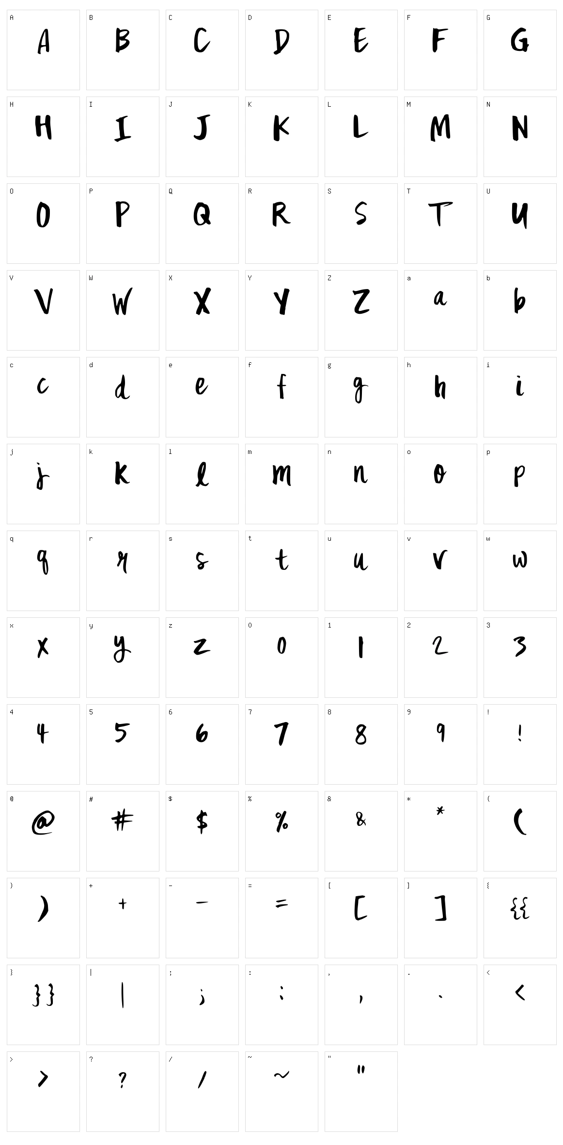 Mix Fickle Character Set