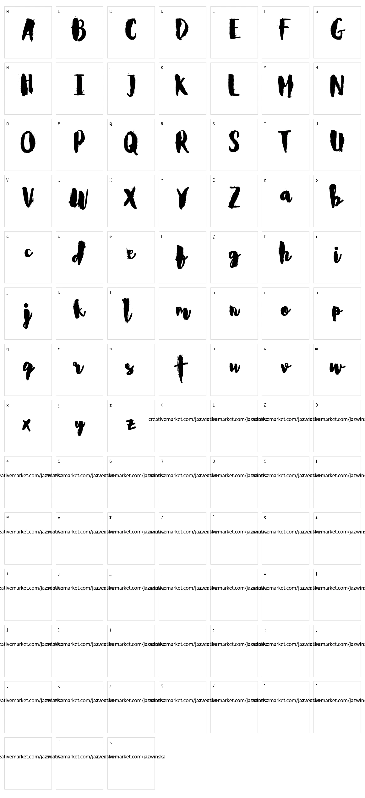 Carlitos Character Set