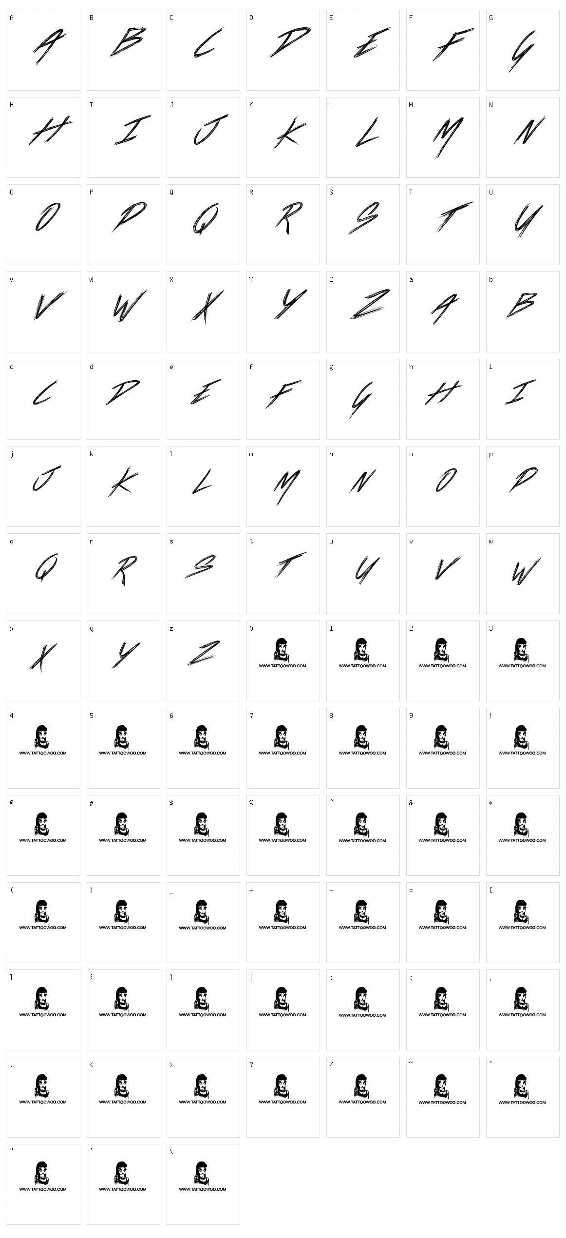 Loads Of Love Character Set