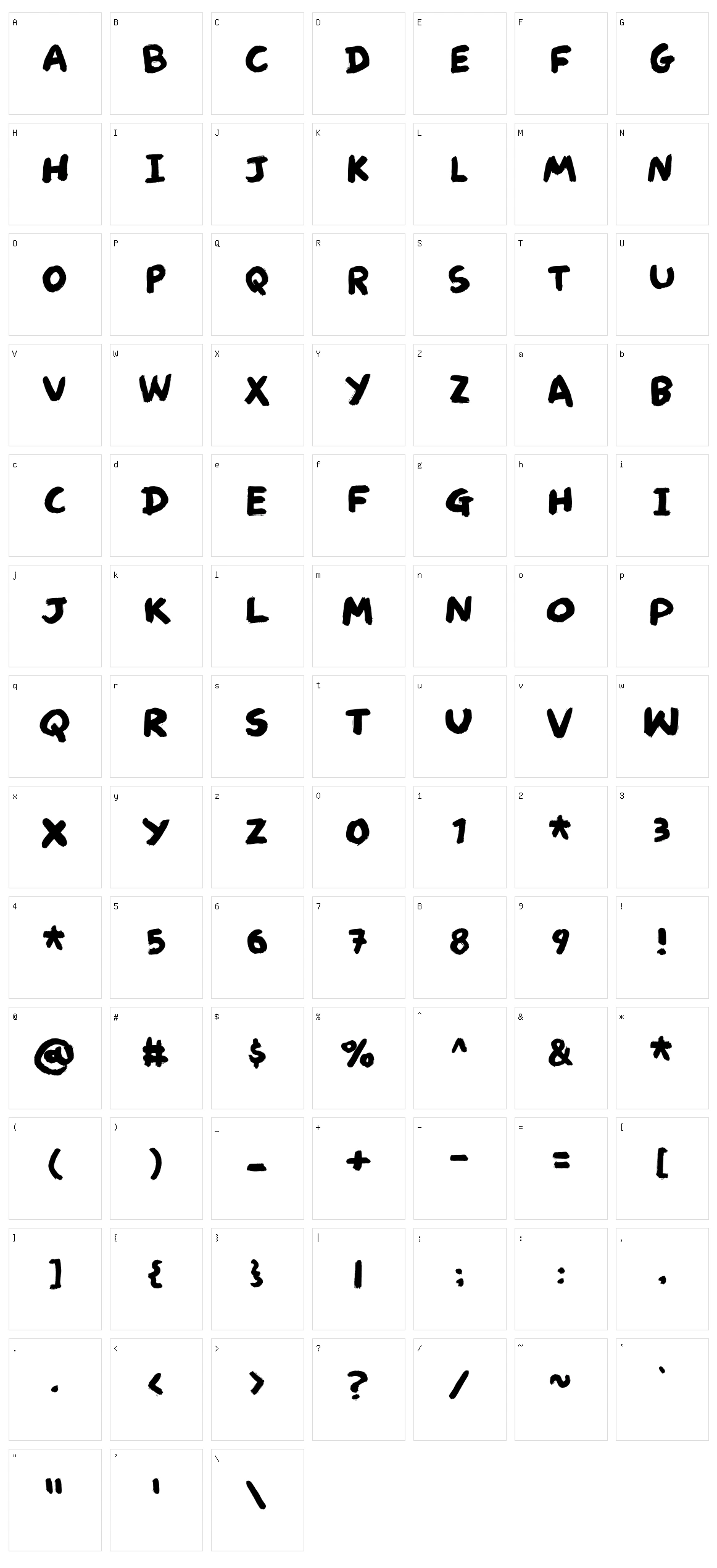 Deliver Character Set