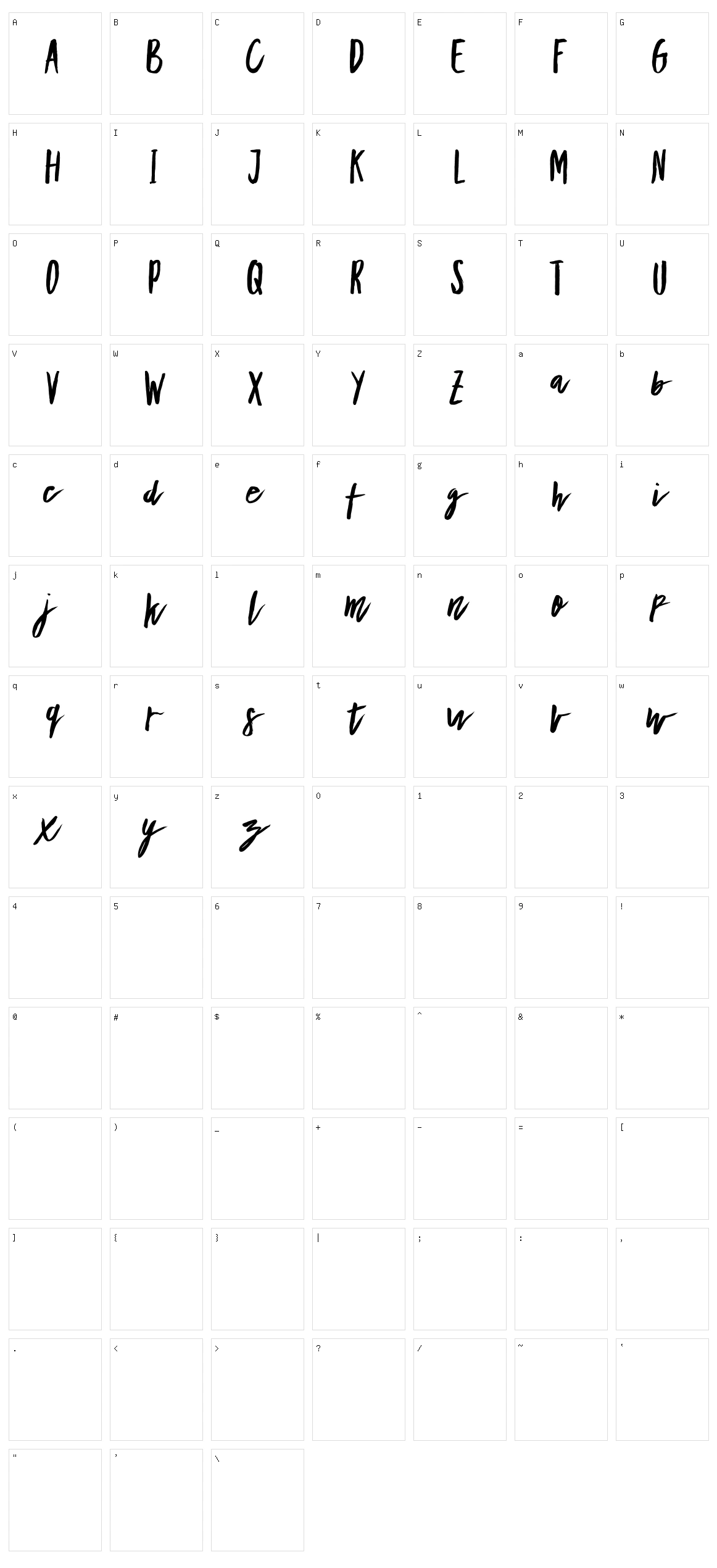 Bottle Massow Character Set