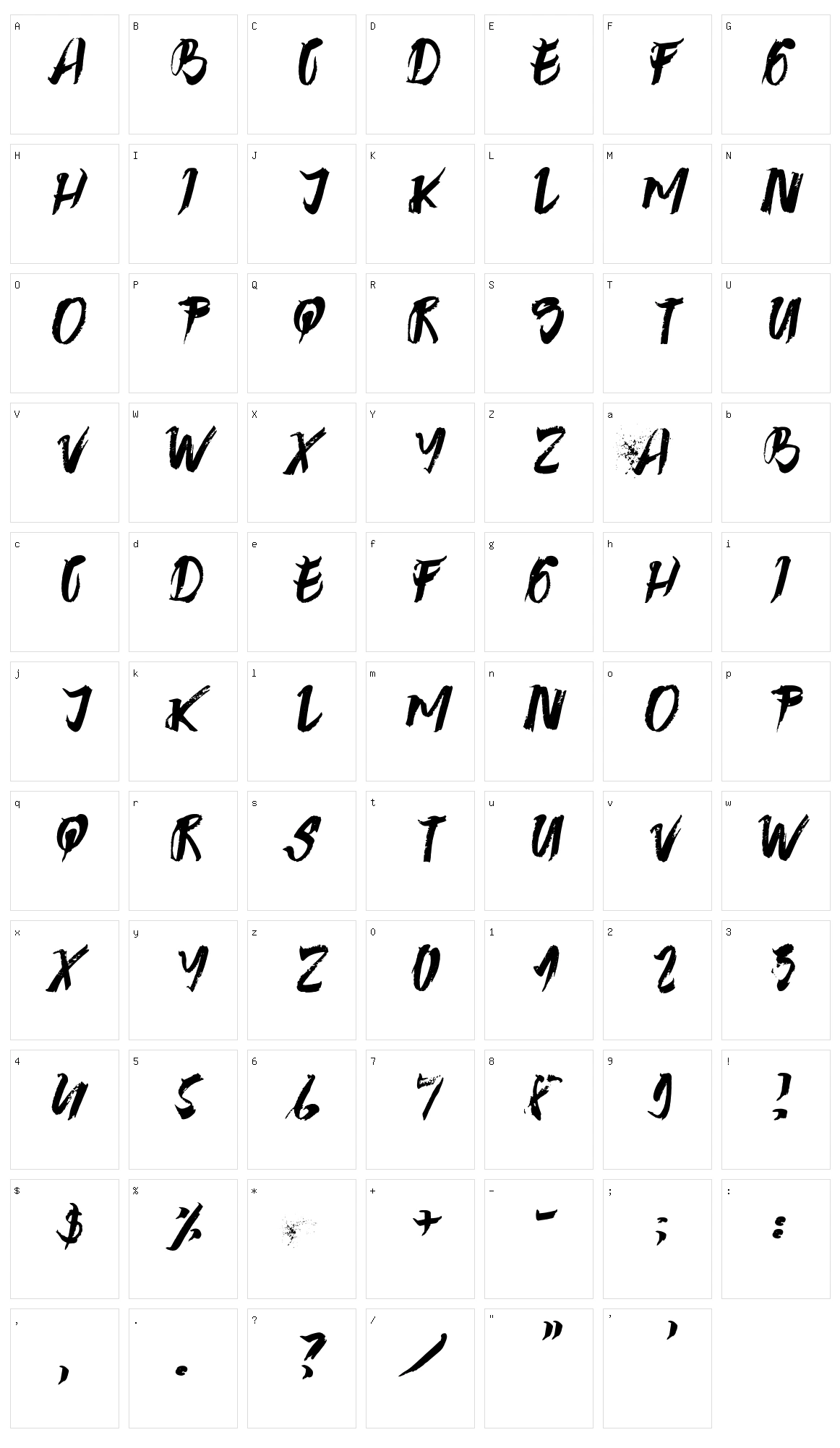 Clas Character Set