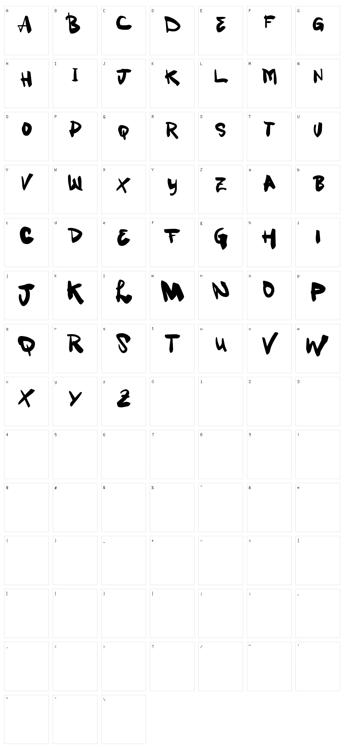 Vtks Textones Character Set