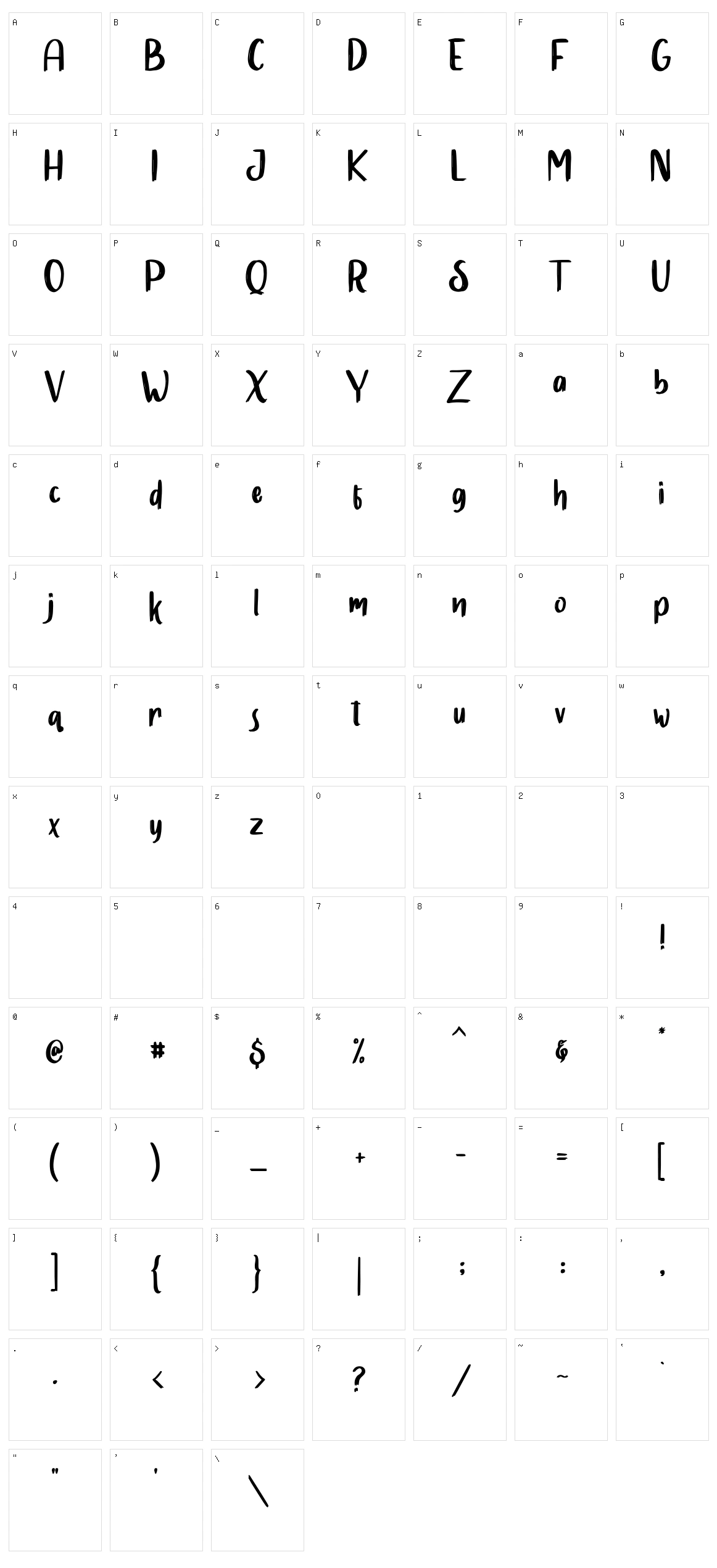 Slowly Two Character Set