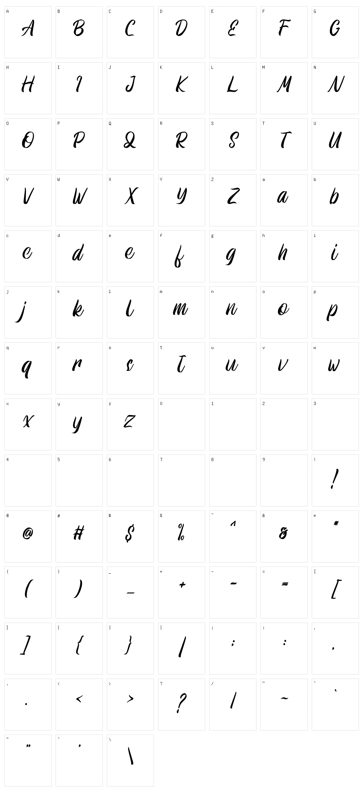 Athenic Character Set
