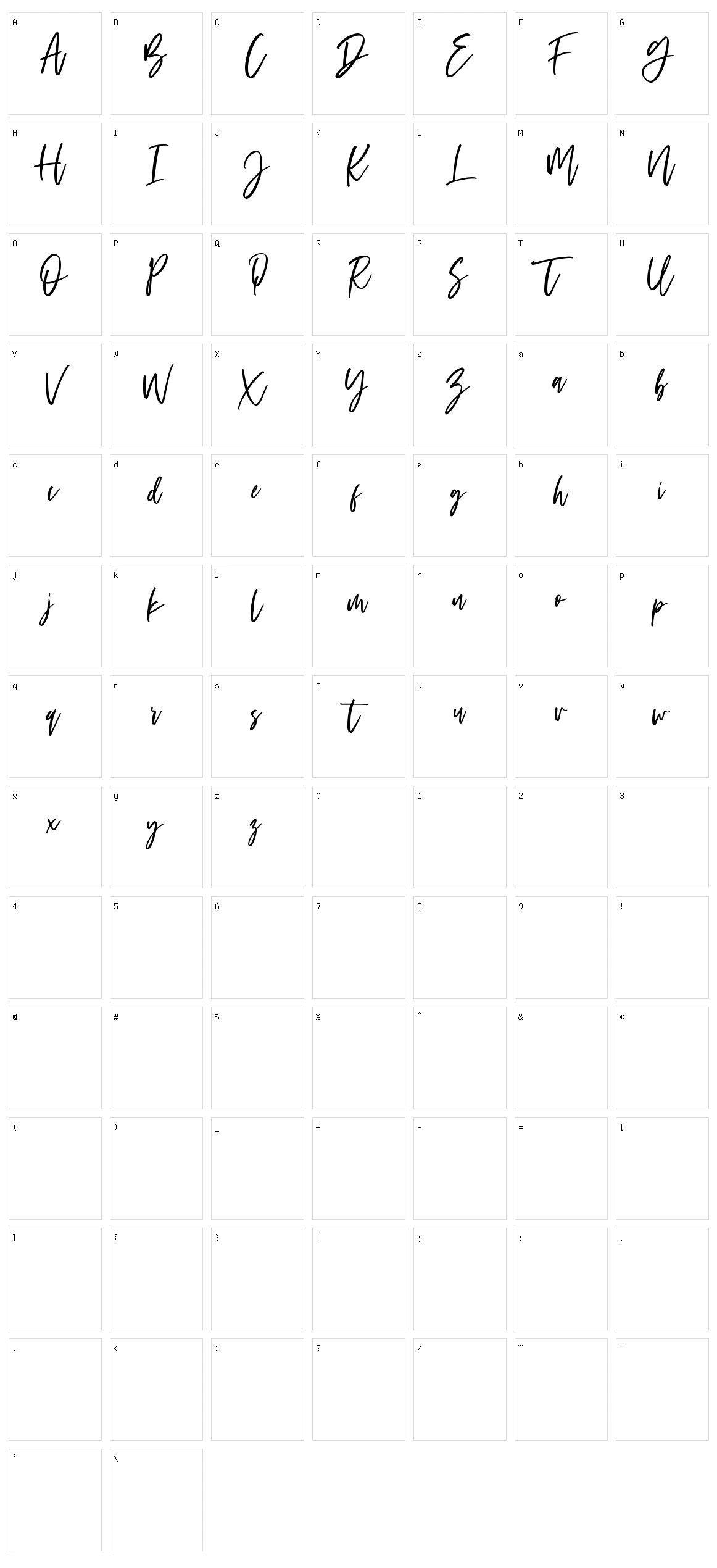 Ramland Character Set