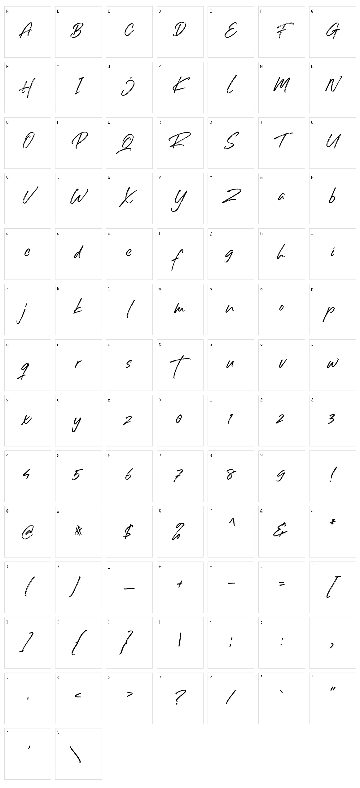 Right Gilligant Character Set