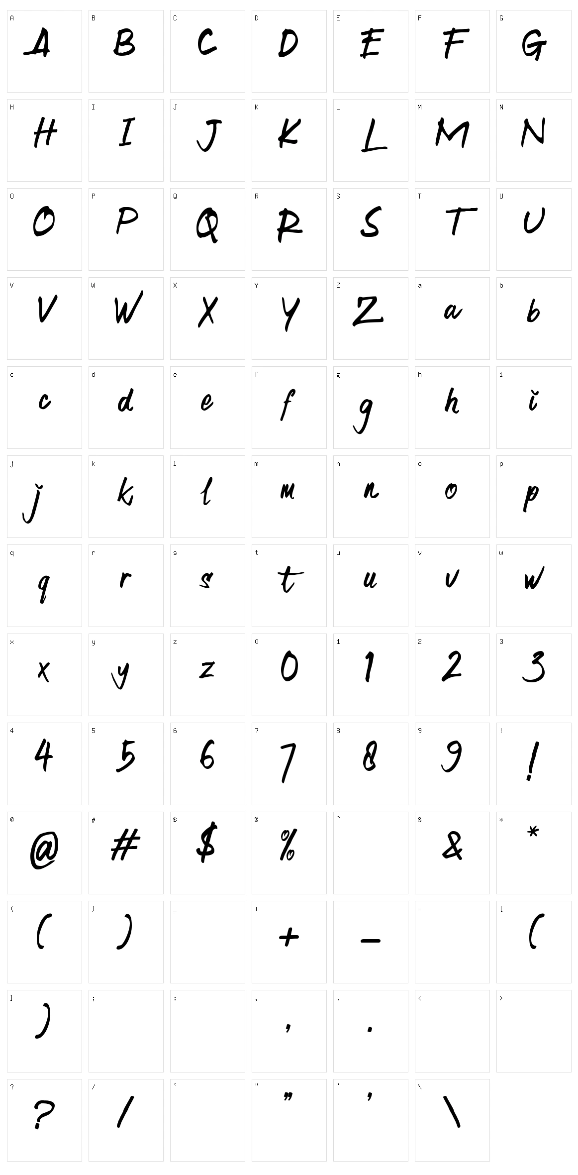 Wish You Luck Character Set
