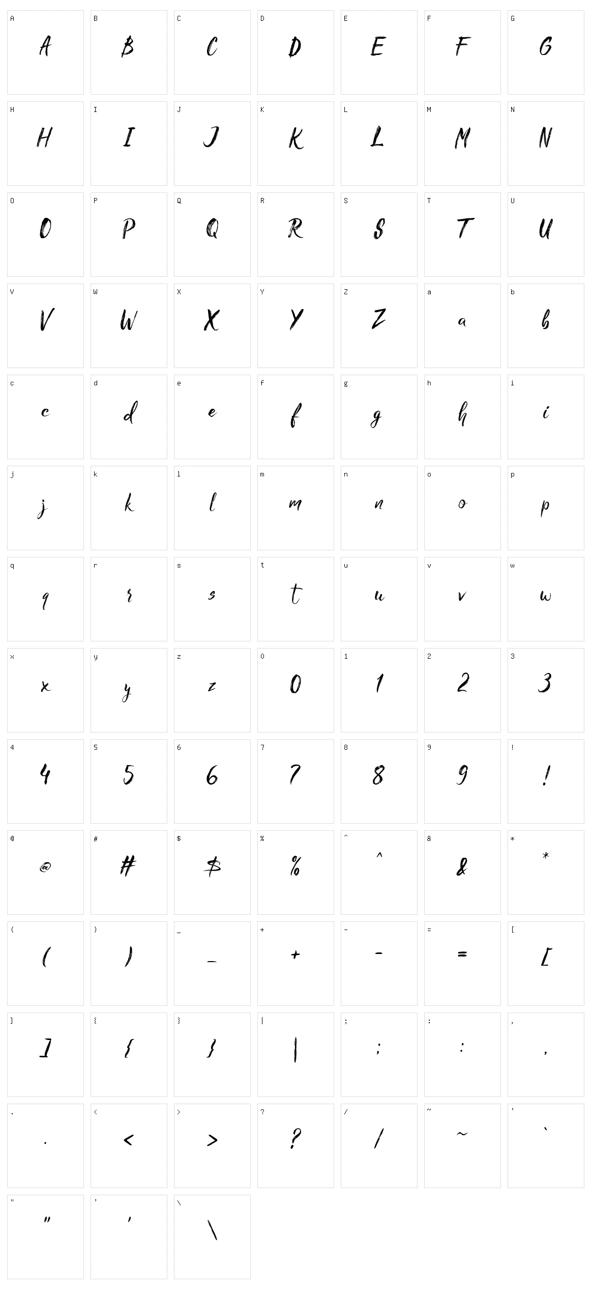 Madhouz Character Set