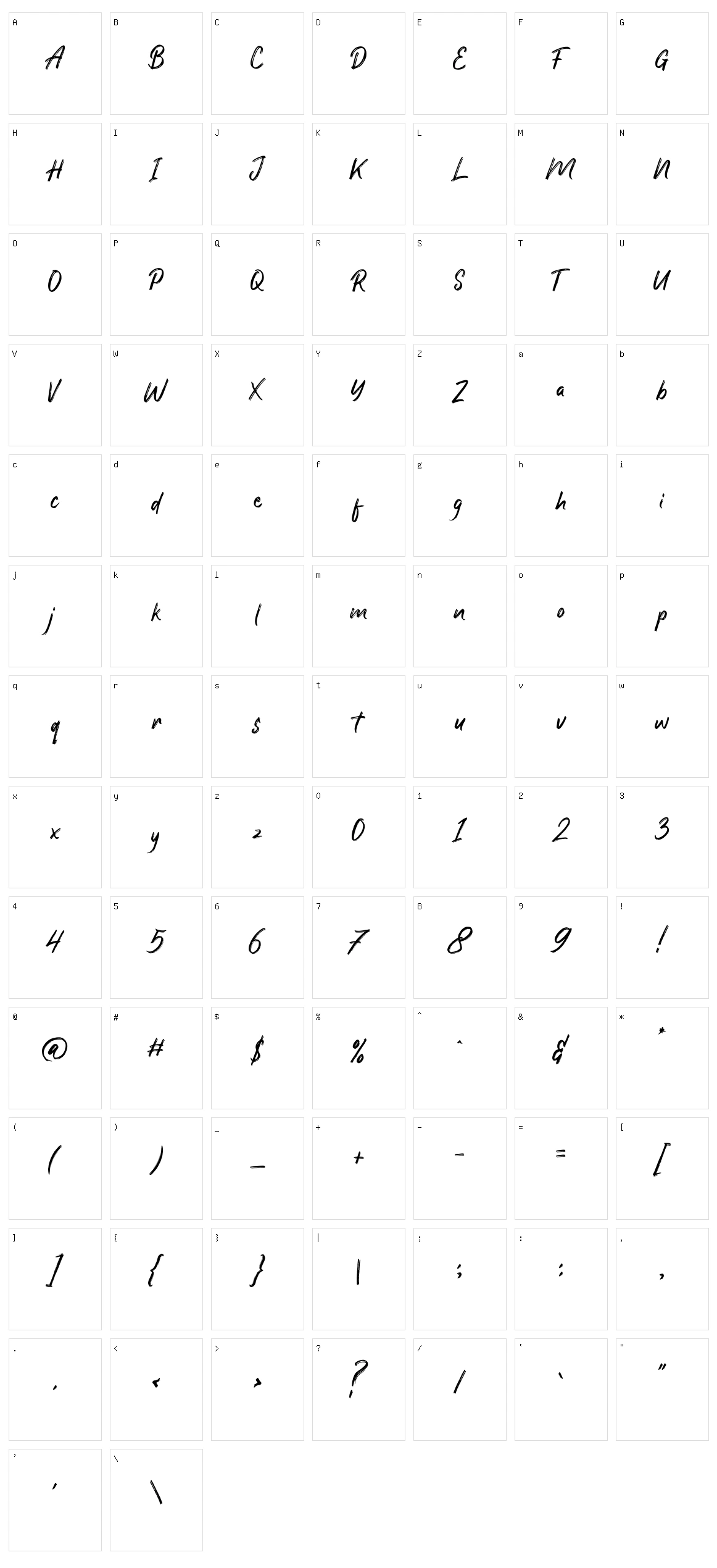 Southen Character Set