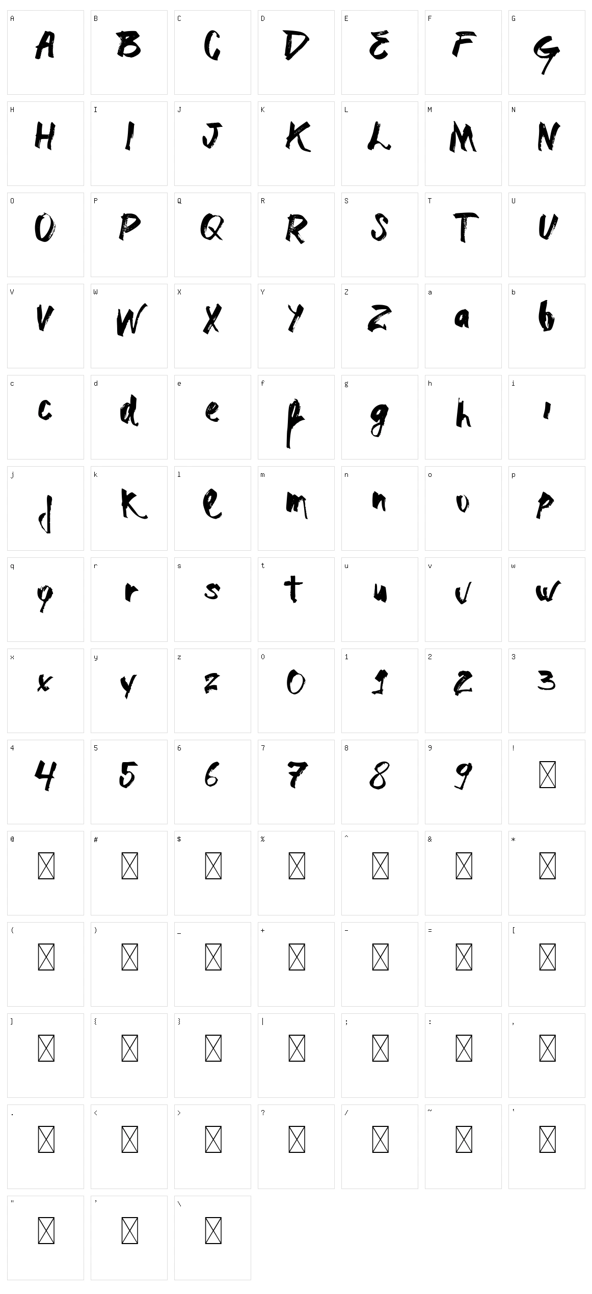 Vtks Dracena Character Set