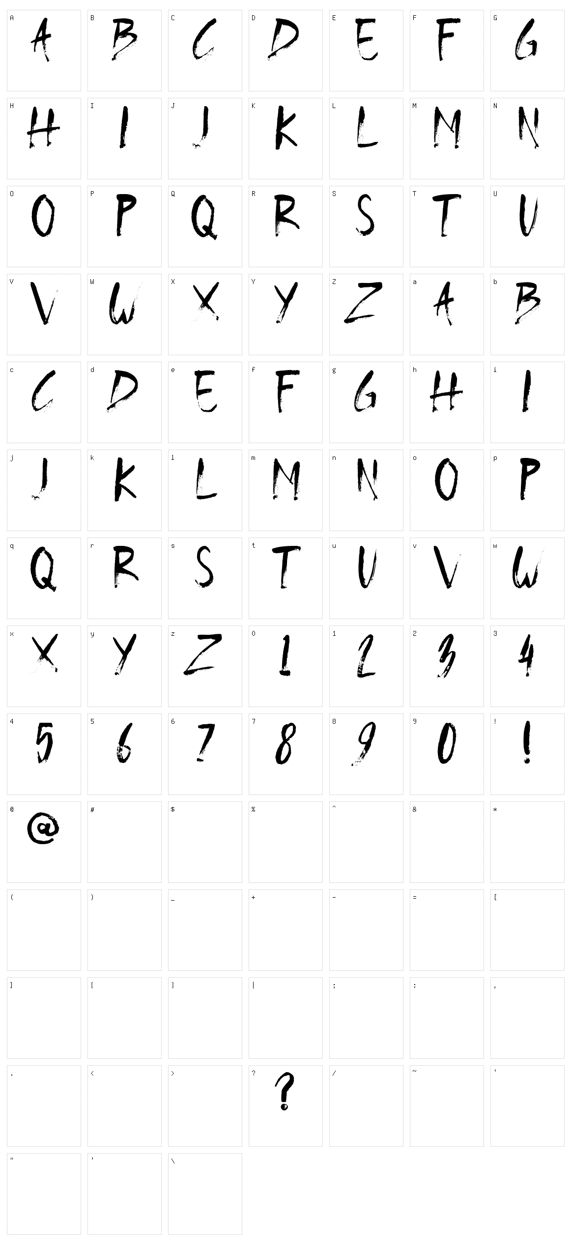 Qyburns Character Set