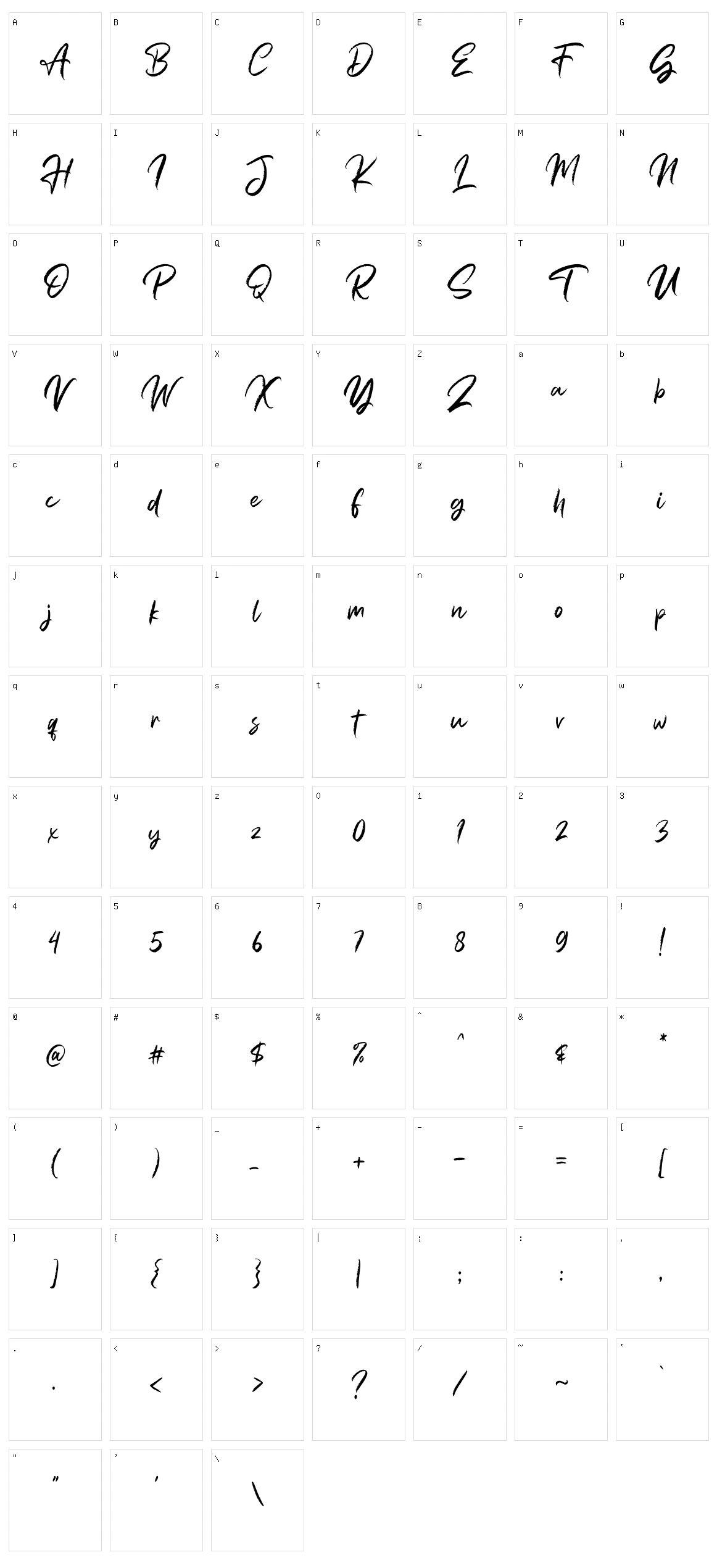 Scotties Character Set
