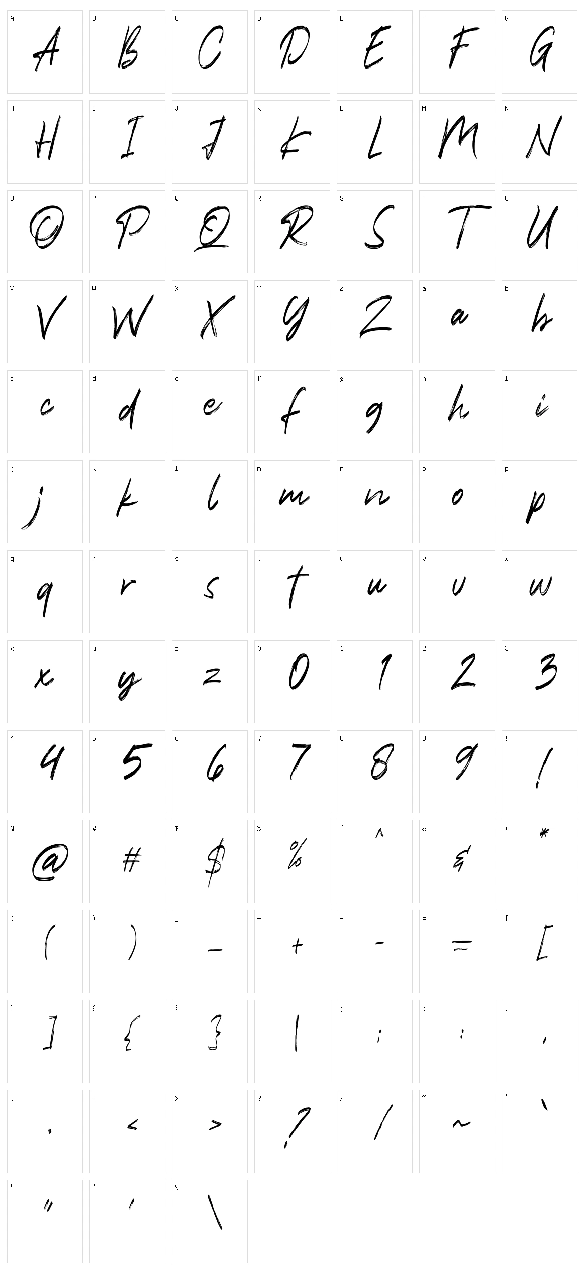 Anttariksa Character Set