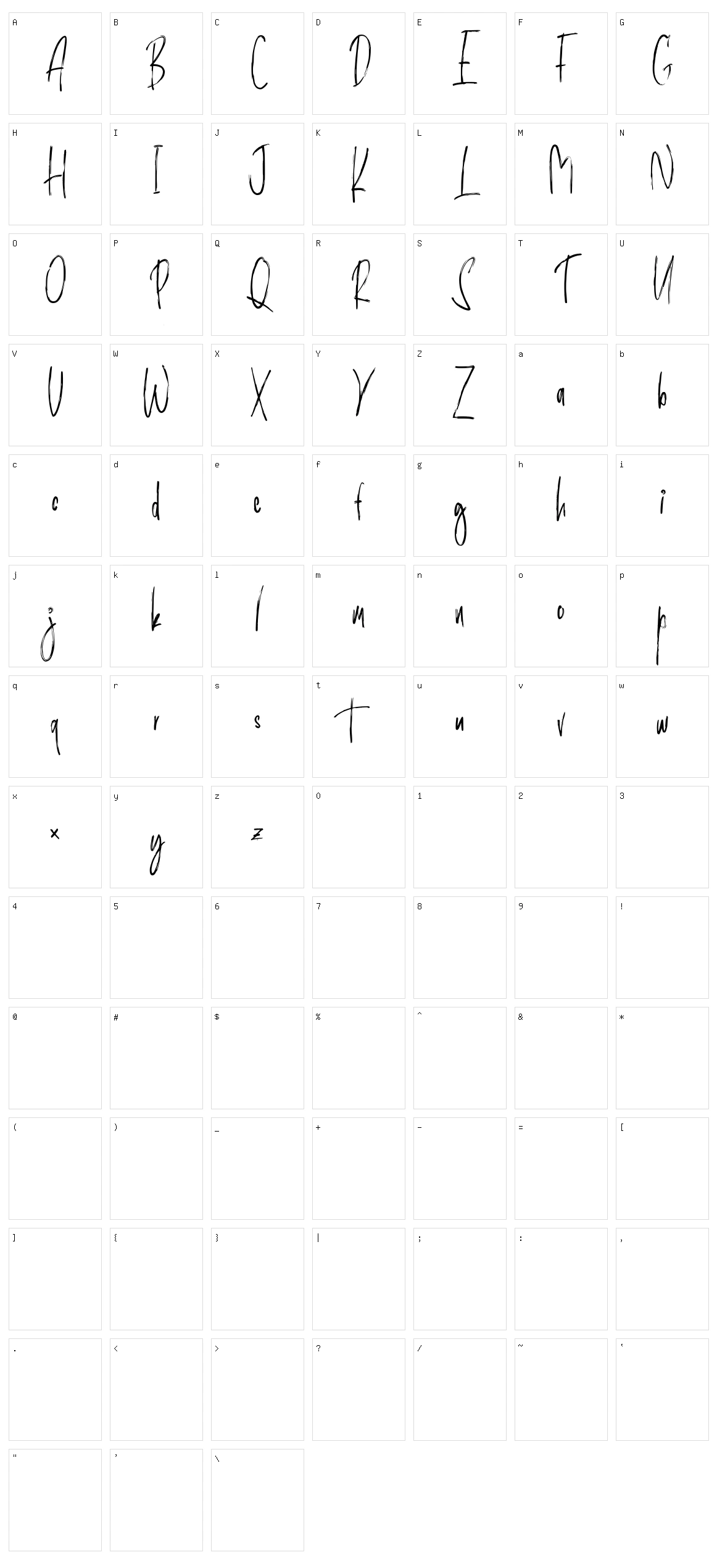 Wildeoo Character Set