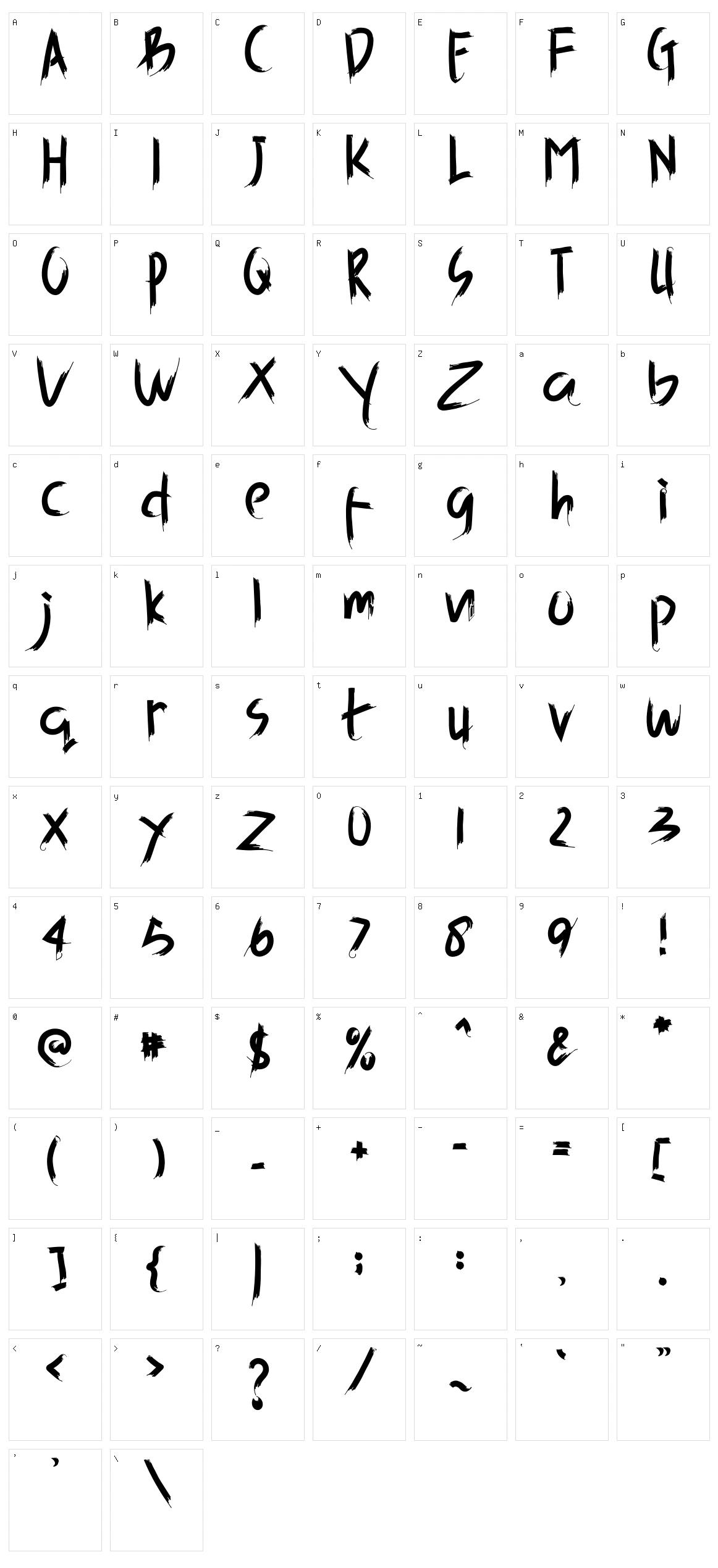 Ghost Hunter Character Set