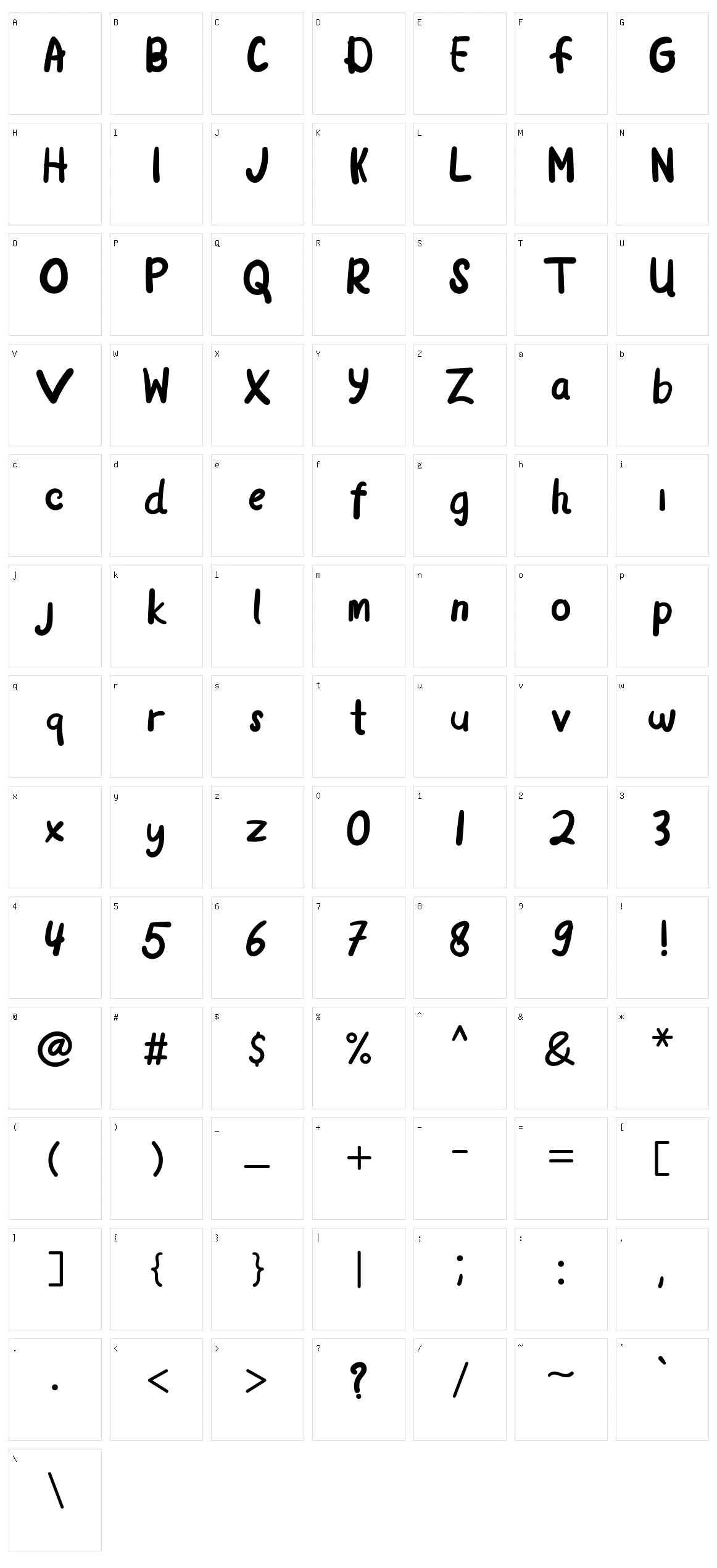 Note And Notes Character Set