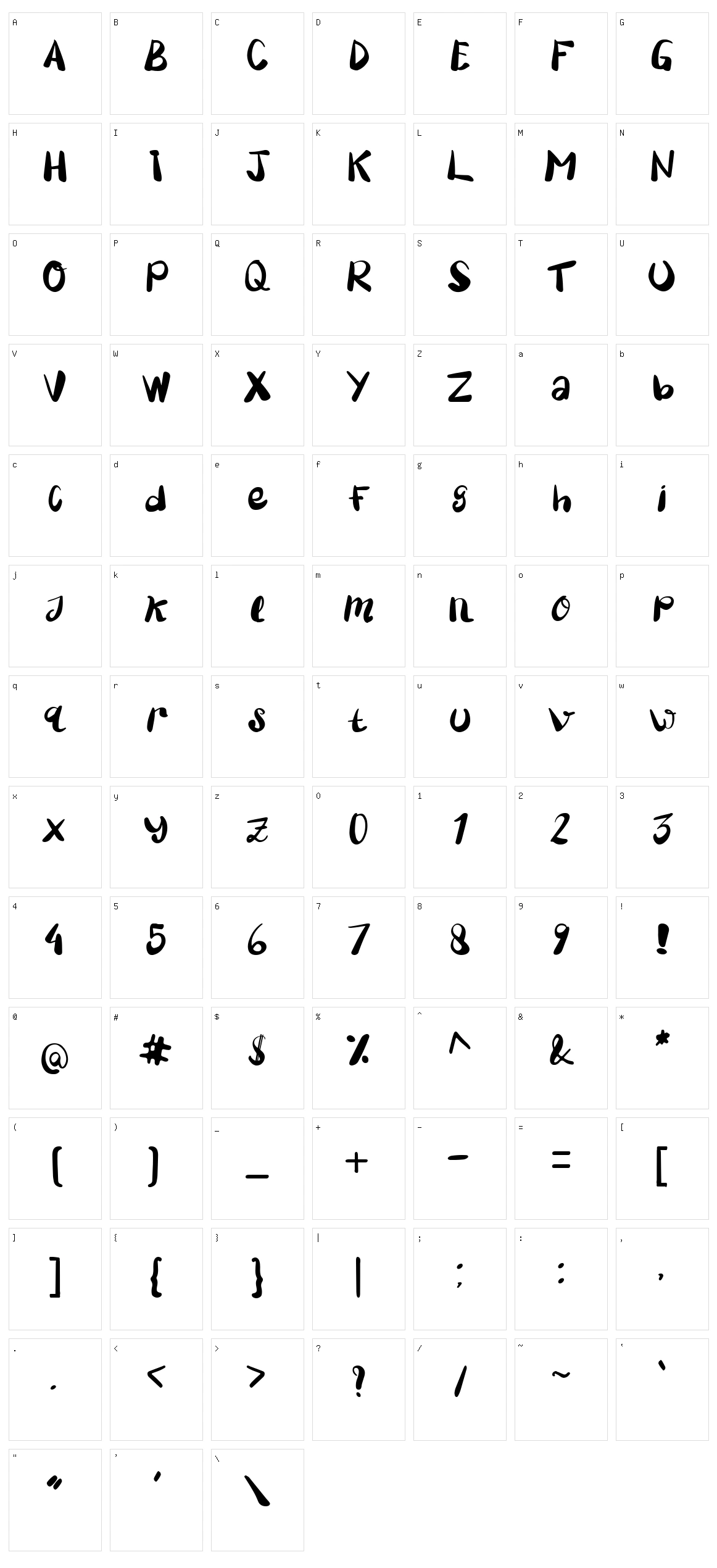 The Historich Character Set