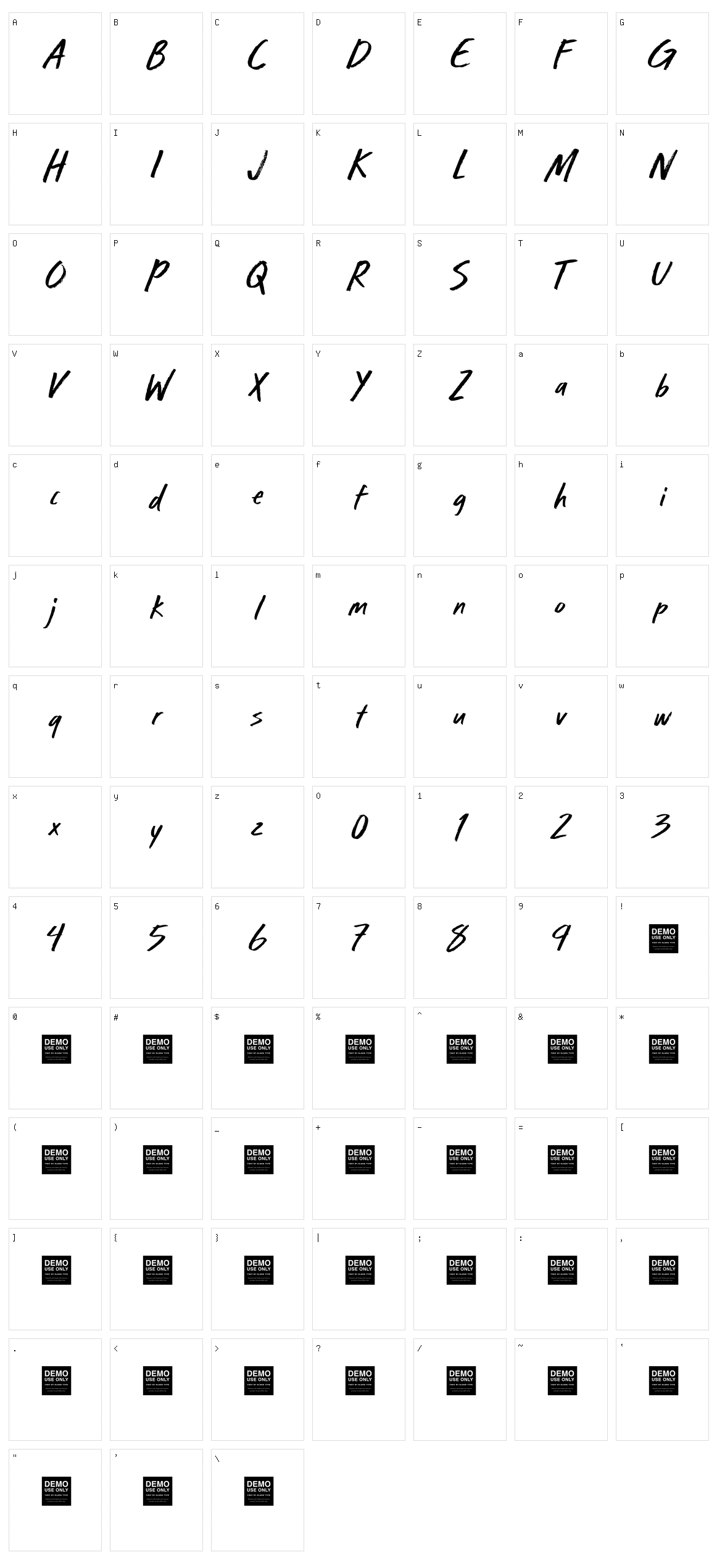Loose Change Character Set