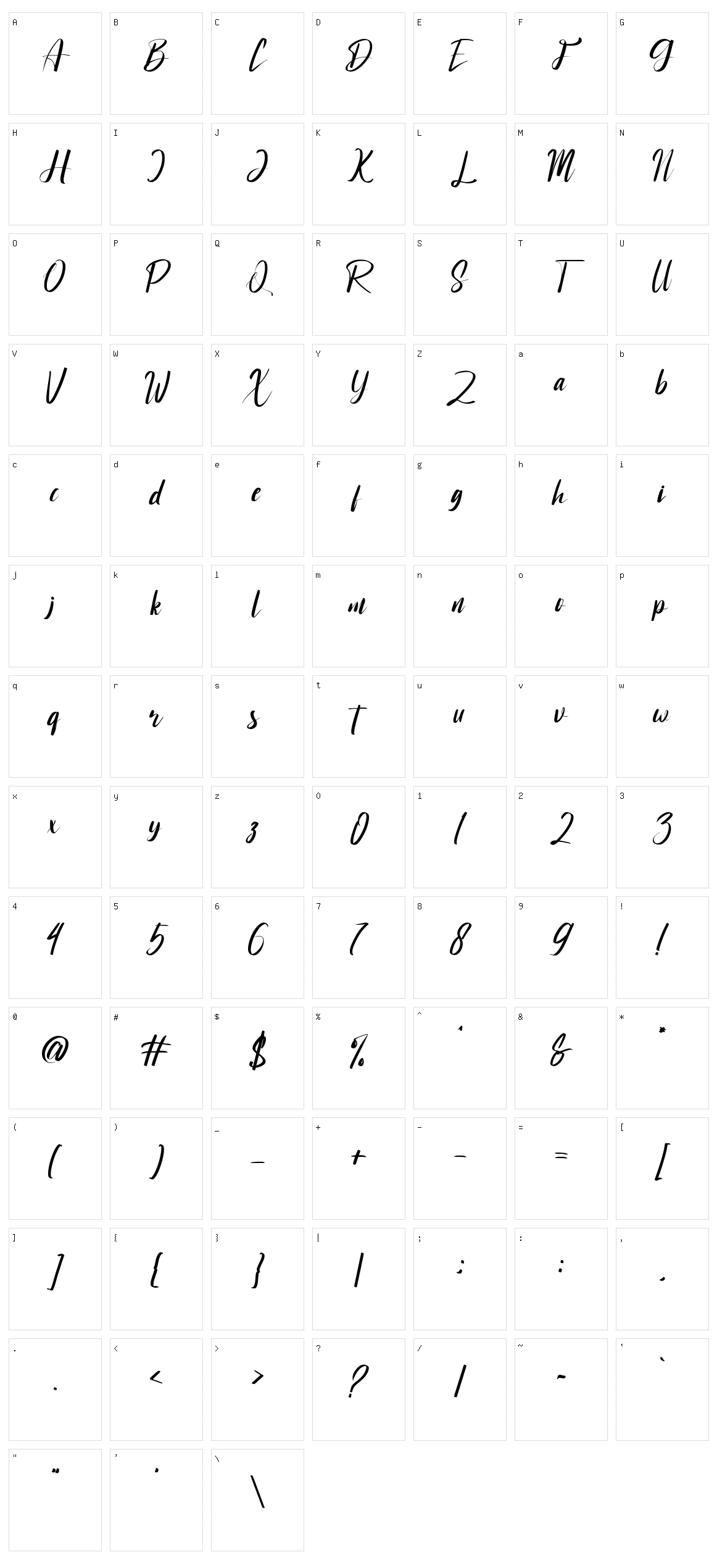 Degrasi Character Set