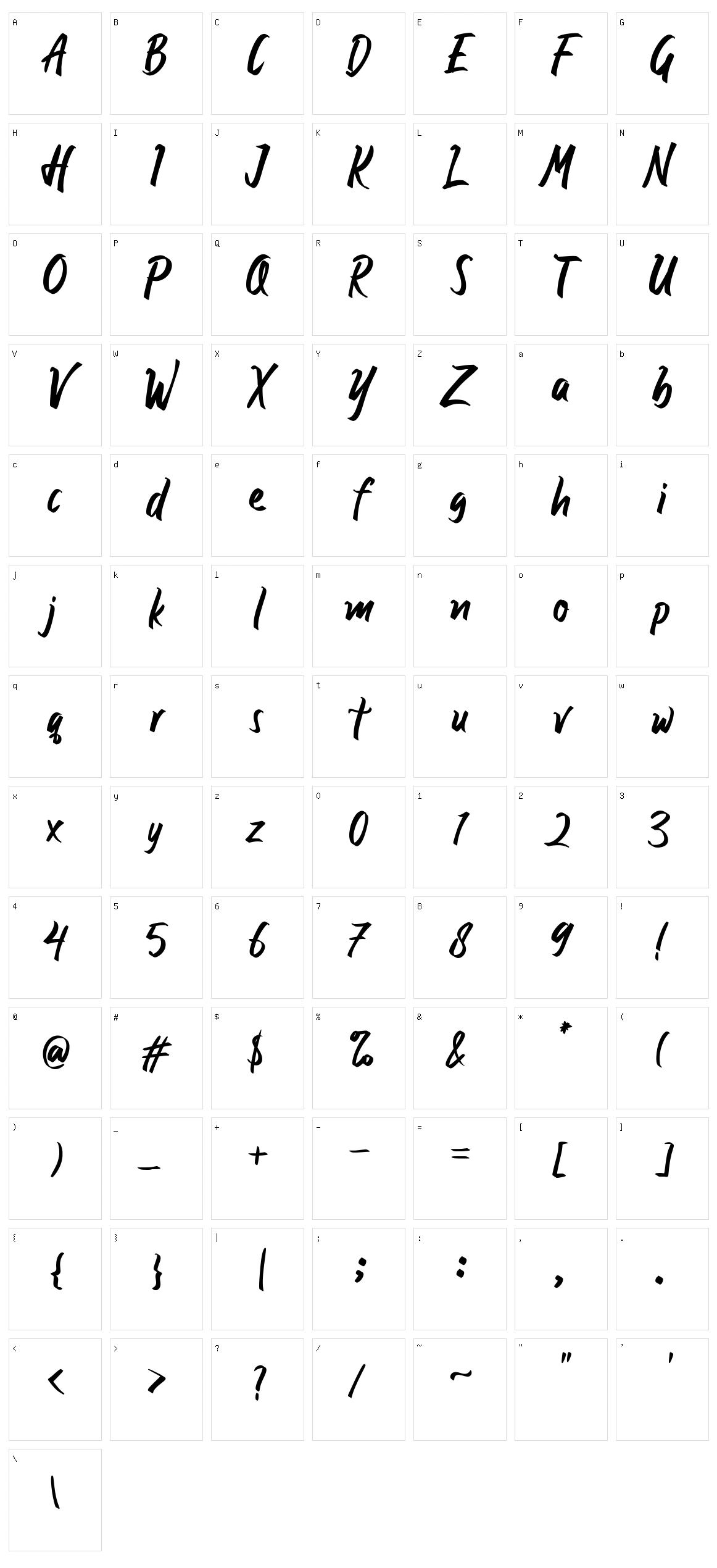 Otherside Character Set