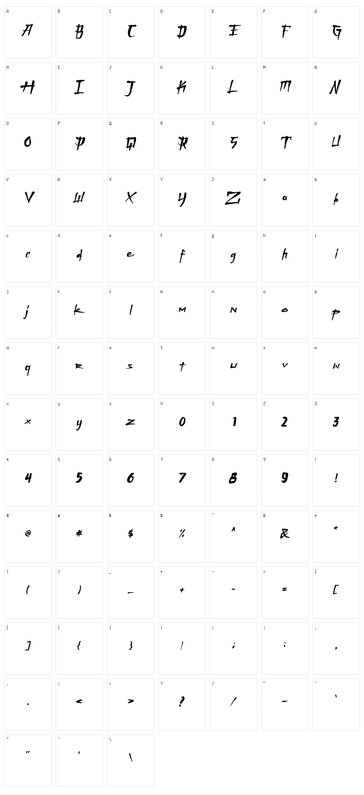 Onigashima Character Set