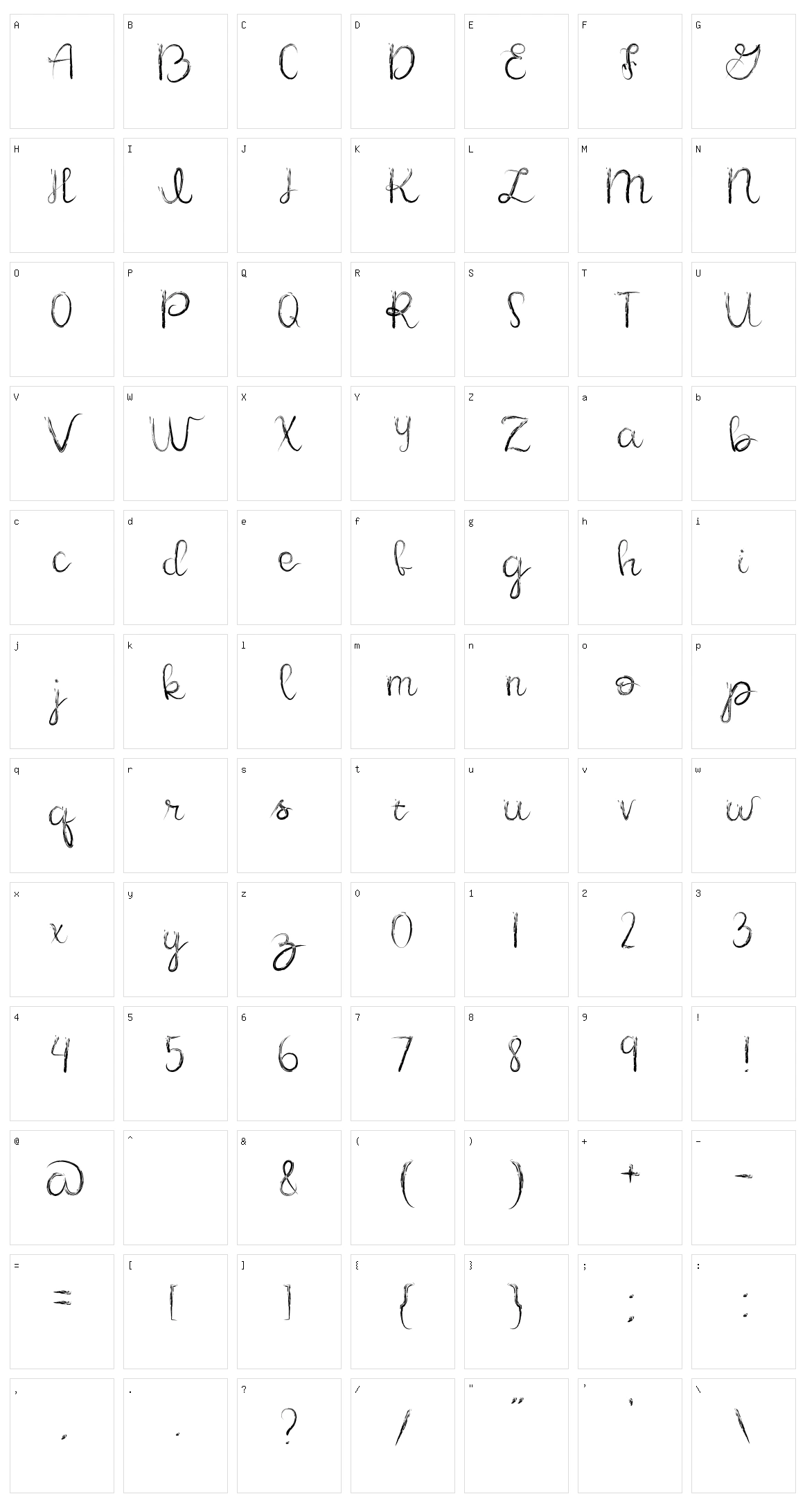 Dillema Character Set