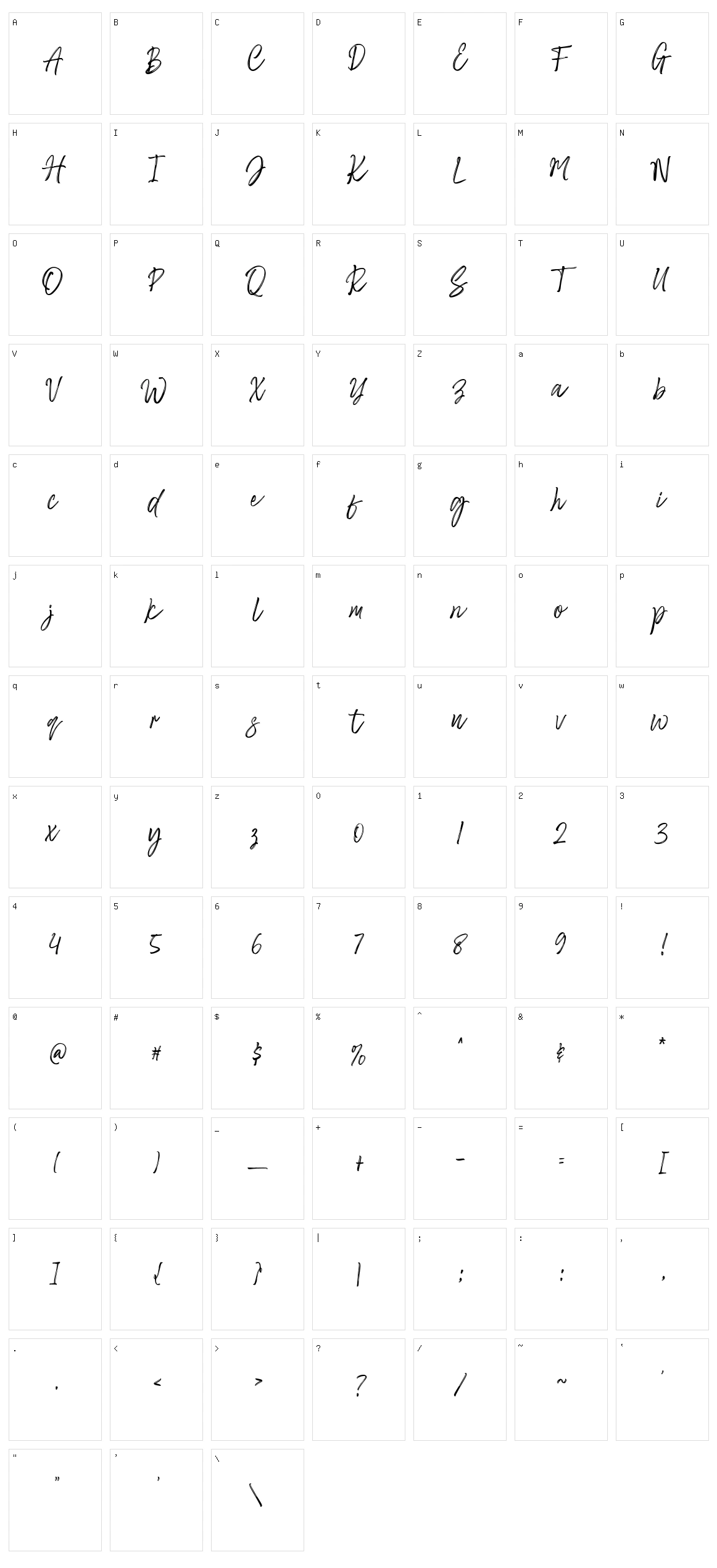 Sayodies Character Set