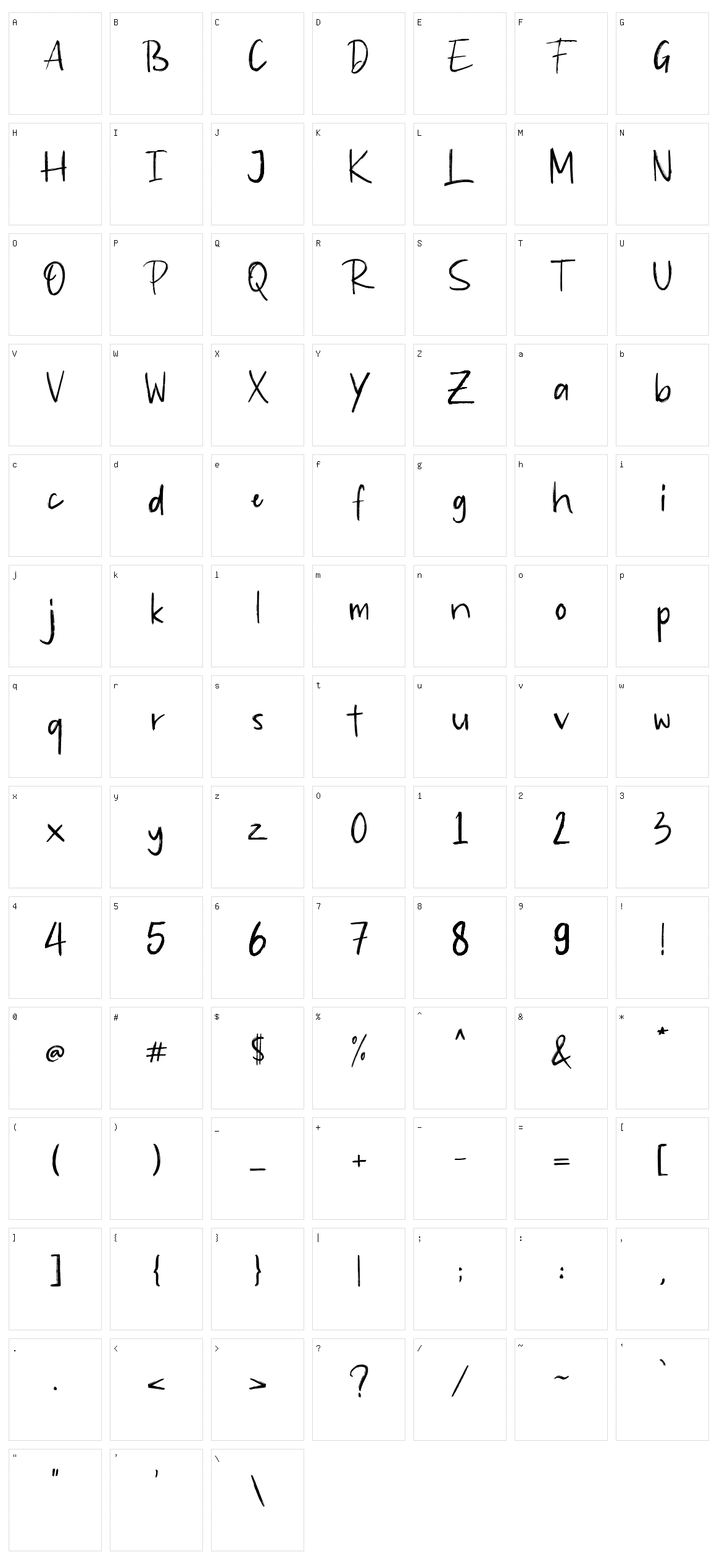 Itadakimase Stylistic Character Set