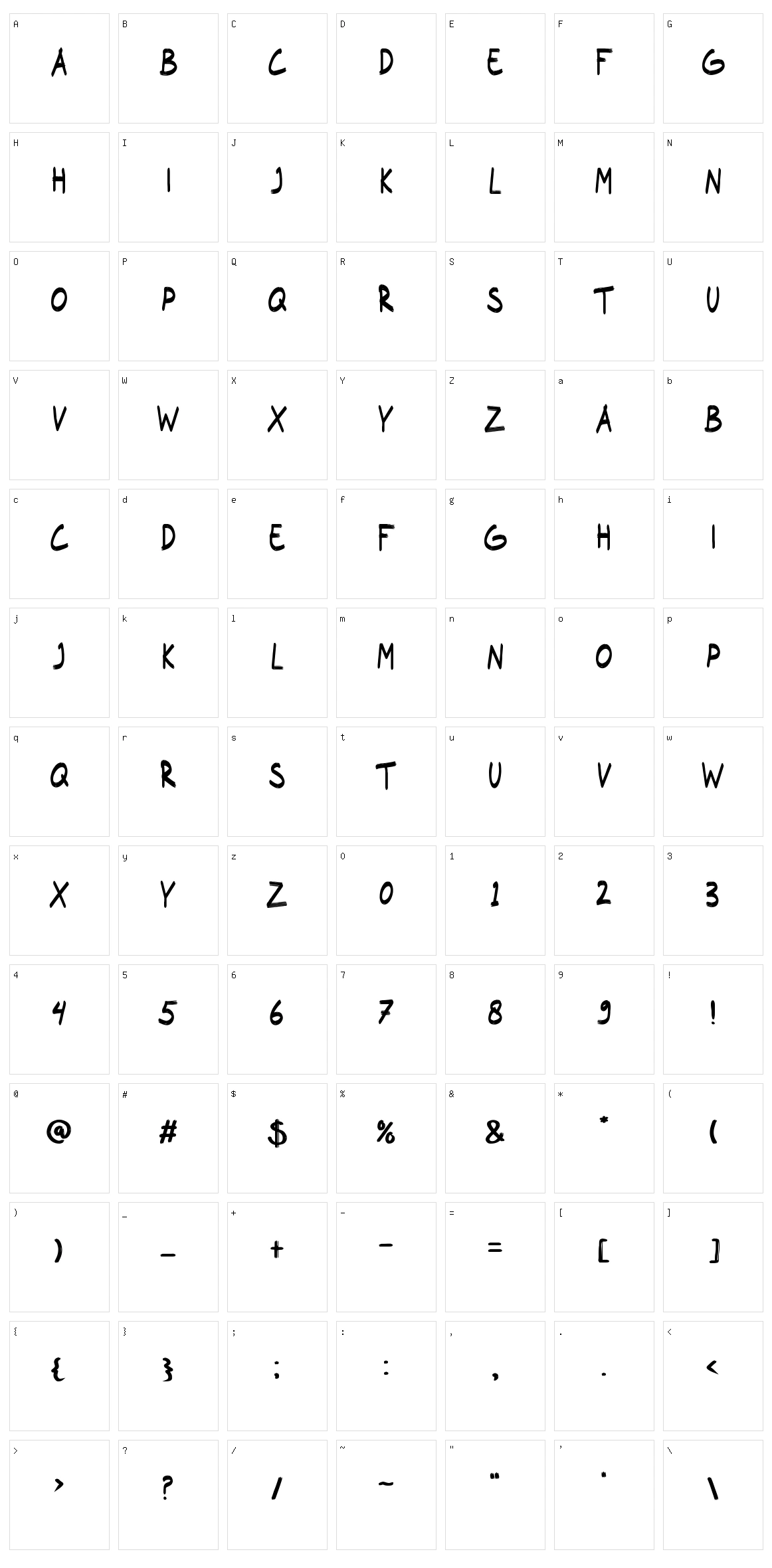 Good Stories Character Set