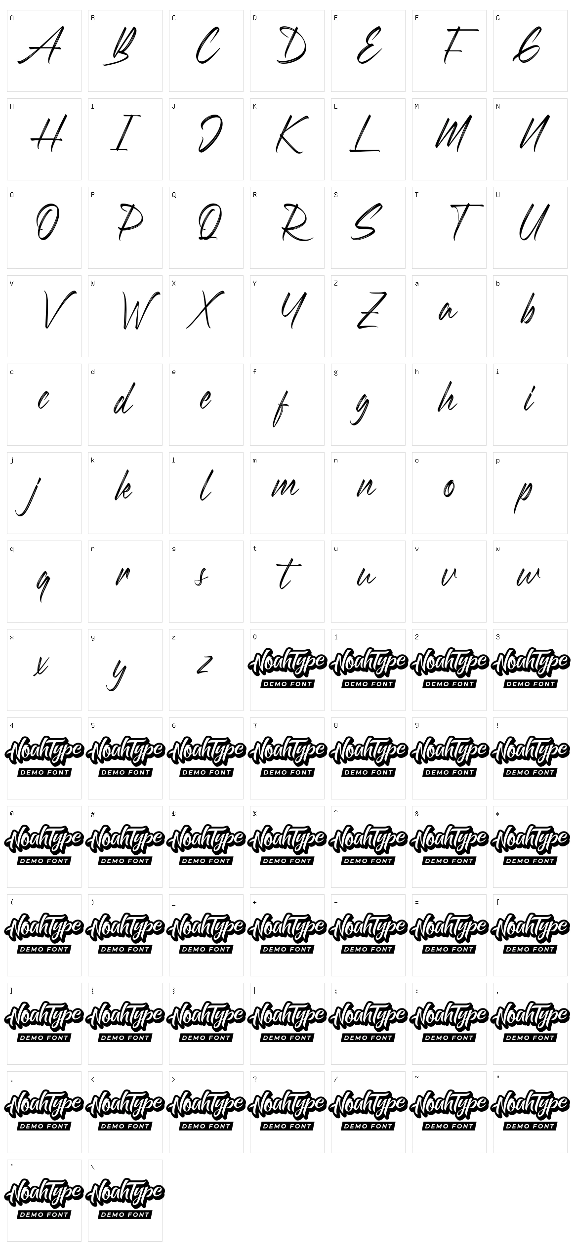 Ordinary Man Character Set