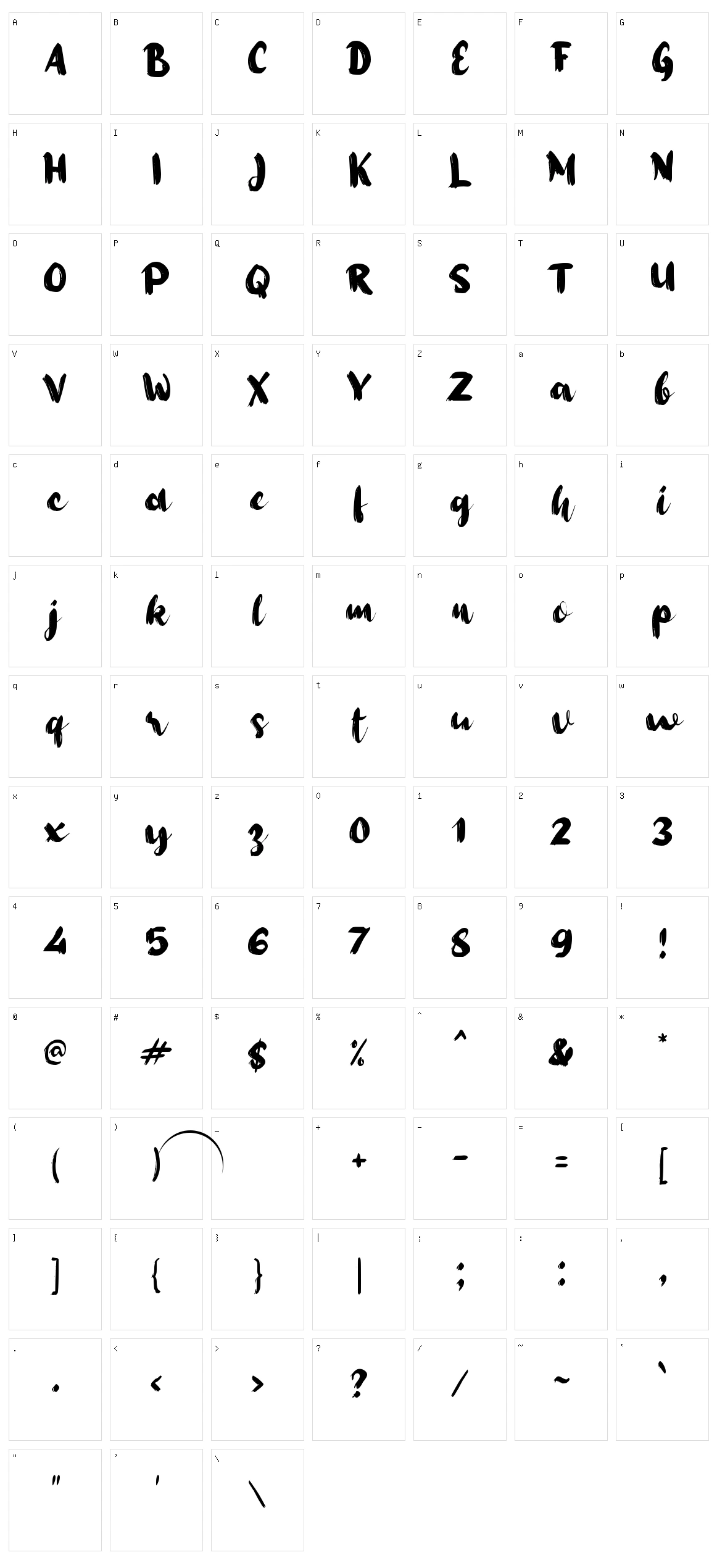 b Bulan Eclipse Character Set