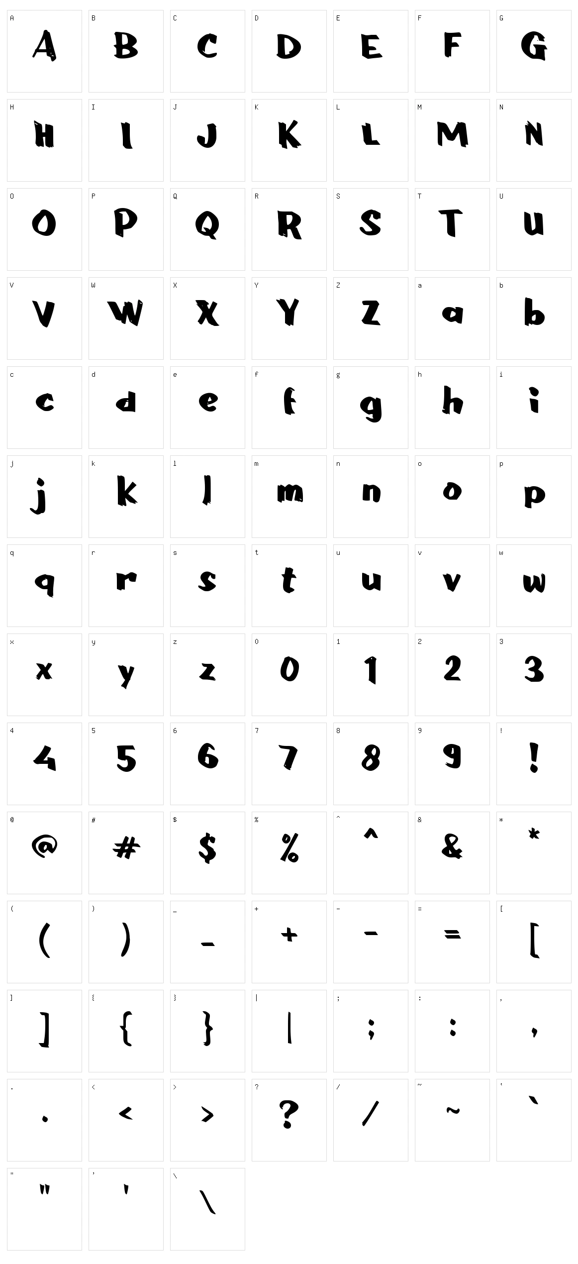 c Ciro Character Set
