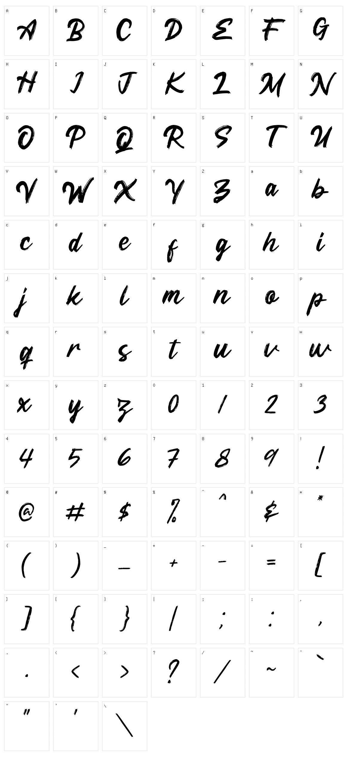 Meega Juctice Character Set