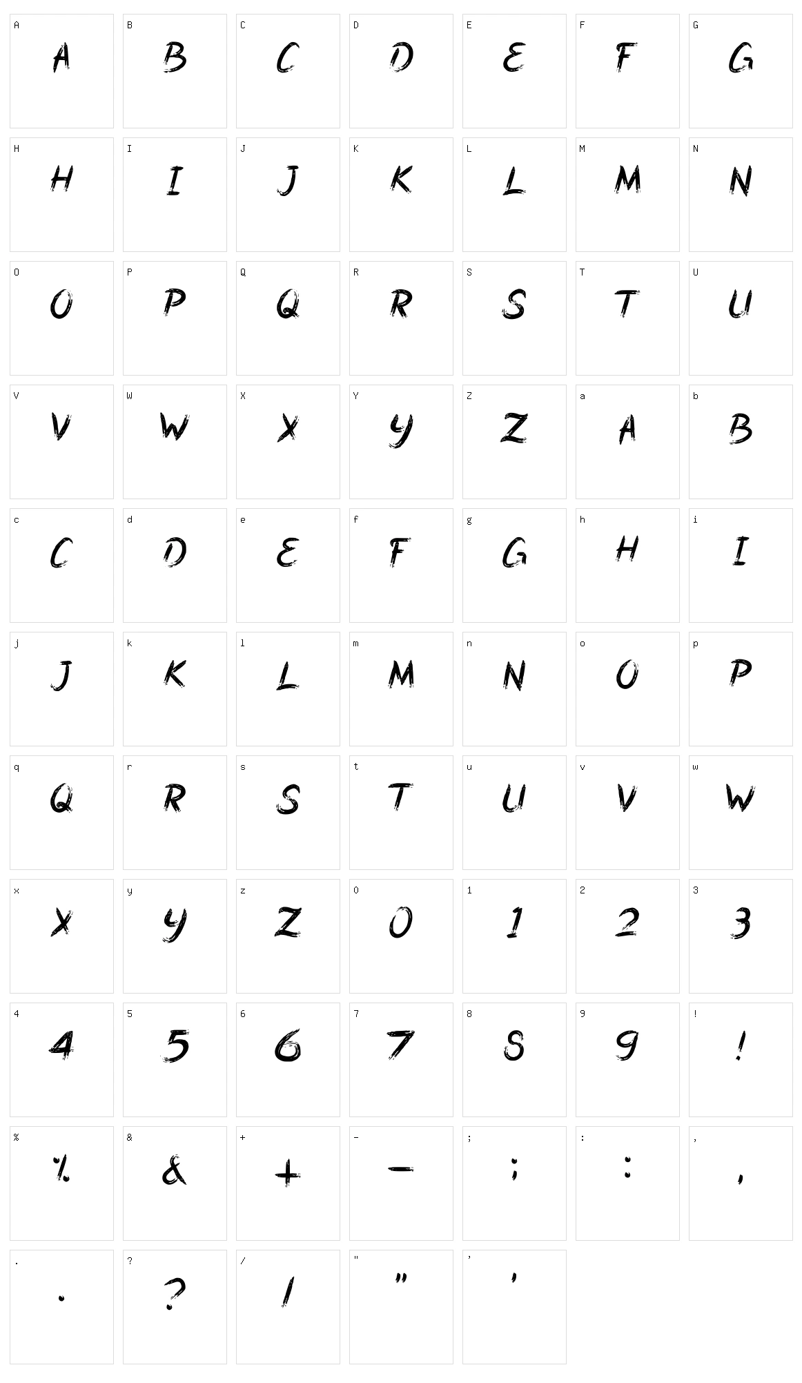 Baruiki Character Set