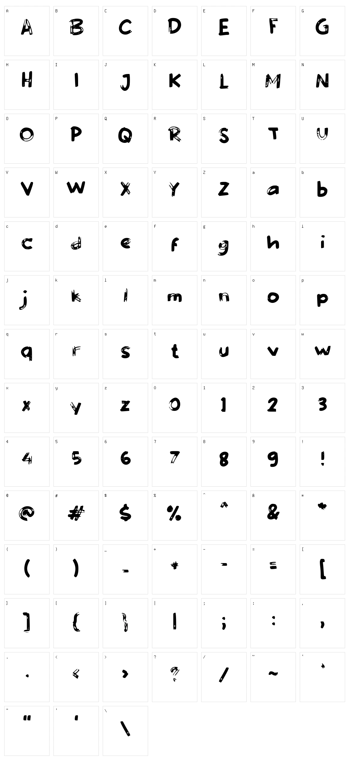 e Empang Character Set