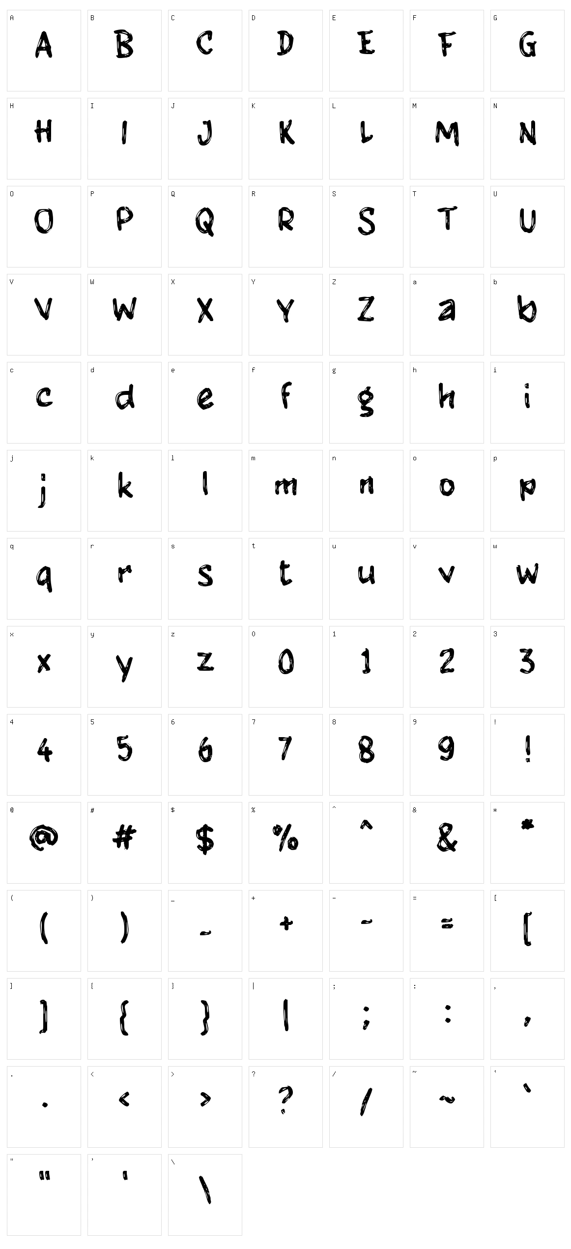 e Emane Character Set