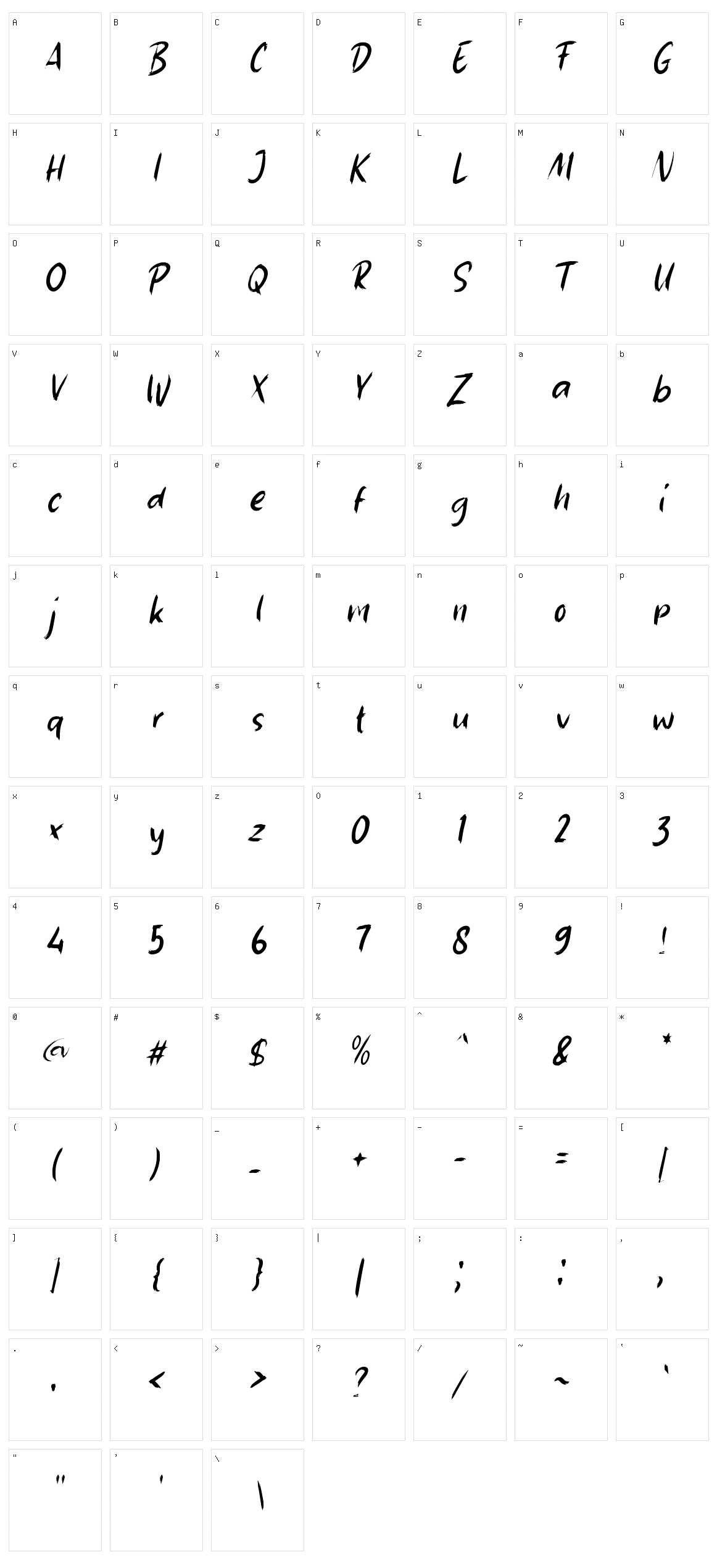 f From Home Character Set