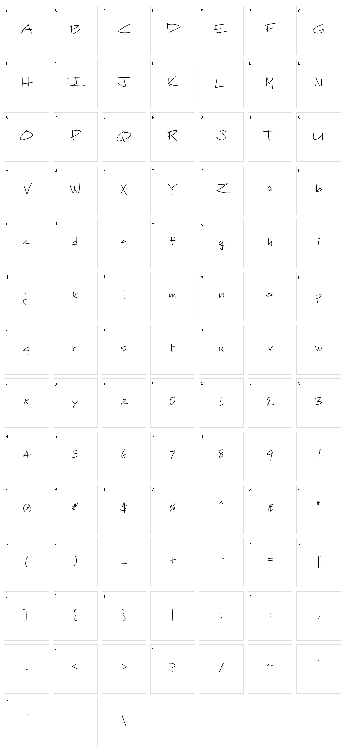 1 Ichiro Character Set