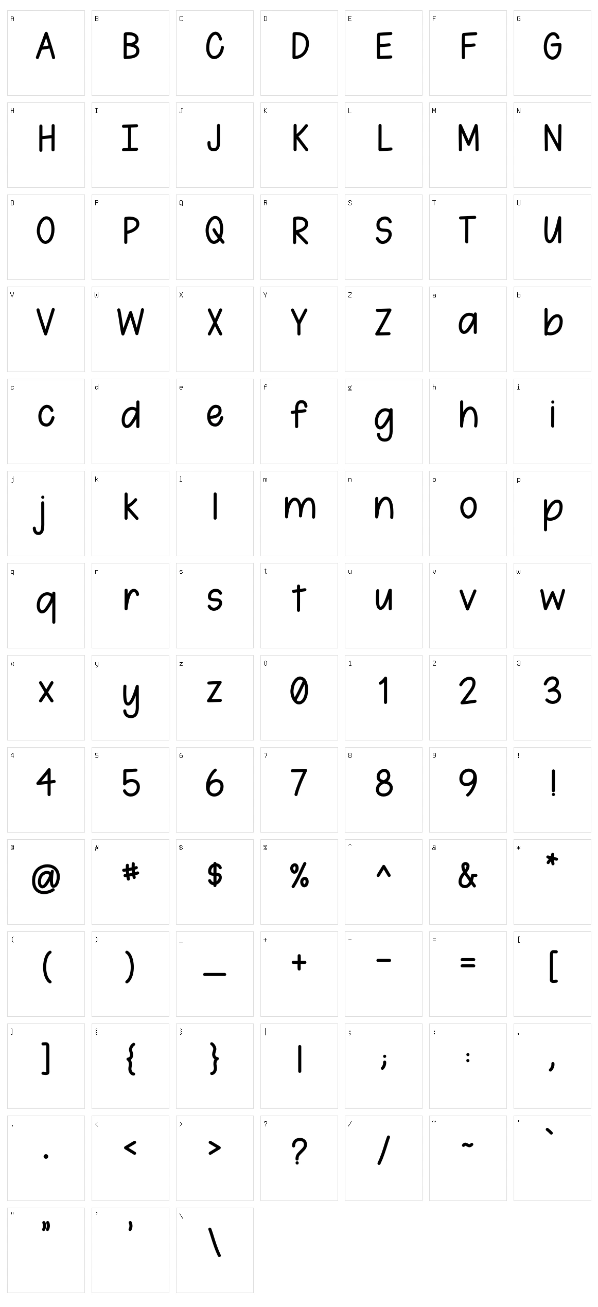 212 Baby Girl Character Set