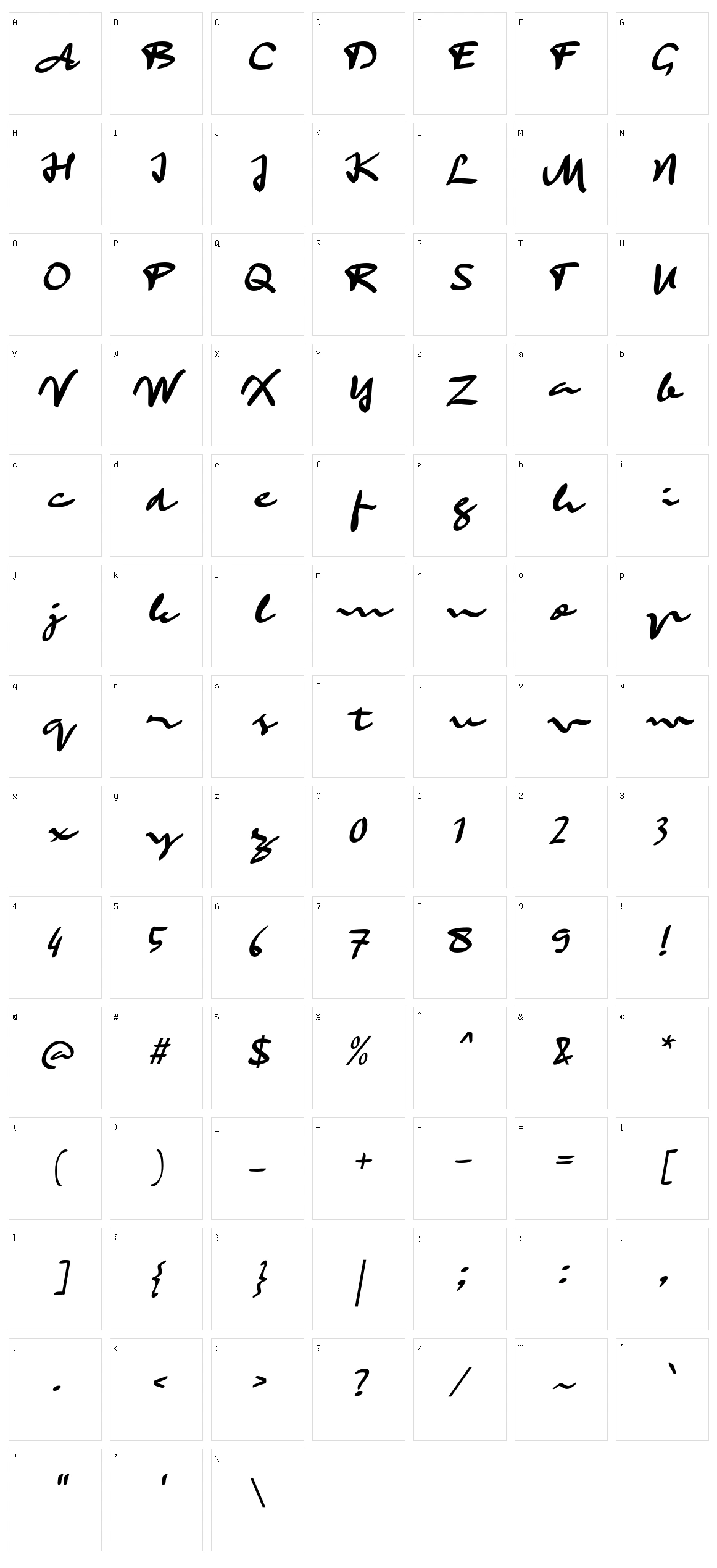 a Apotik Character Set