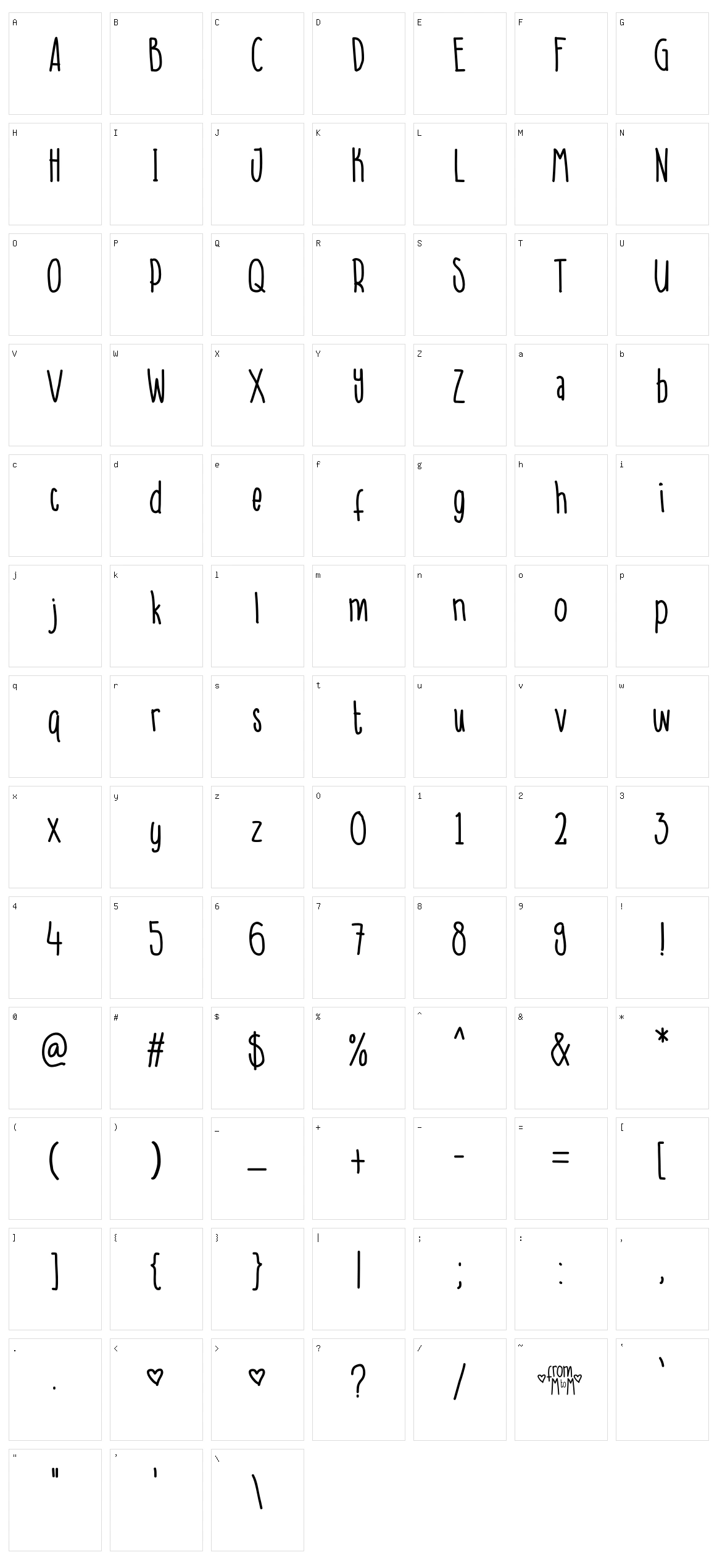 A Day in September Character Set