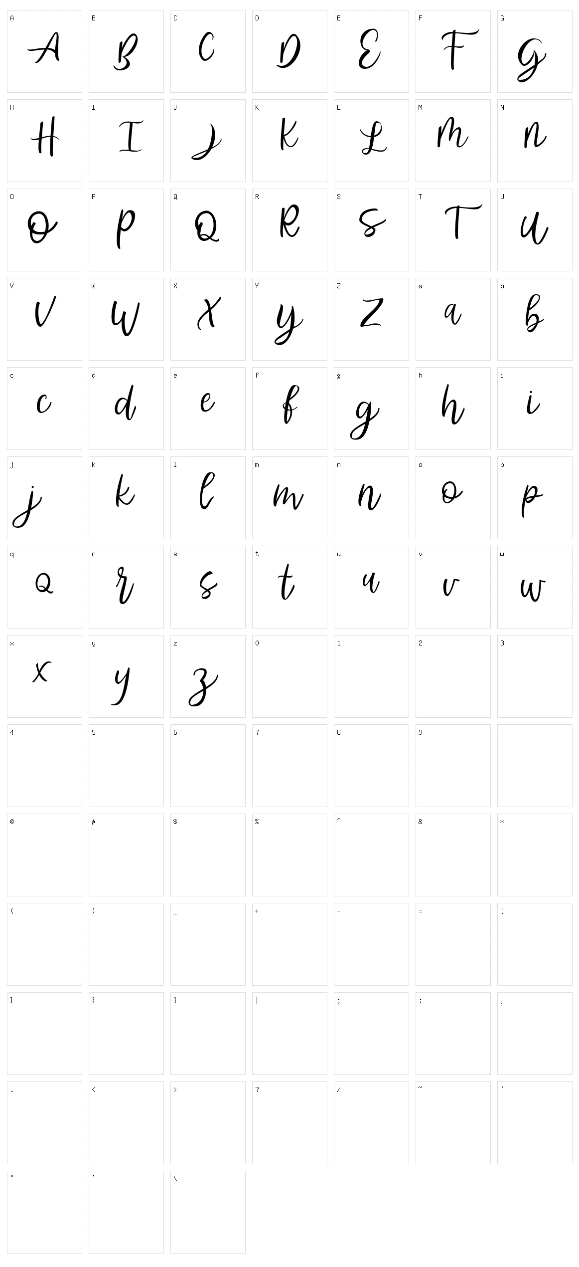 Abhyaksa Character Set