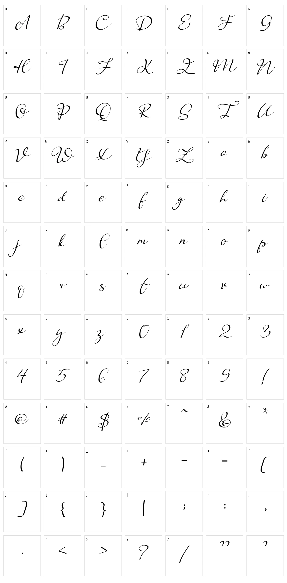 Absence Character Set