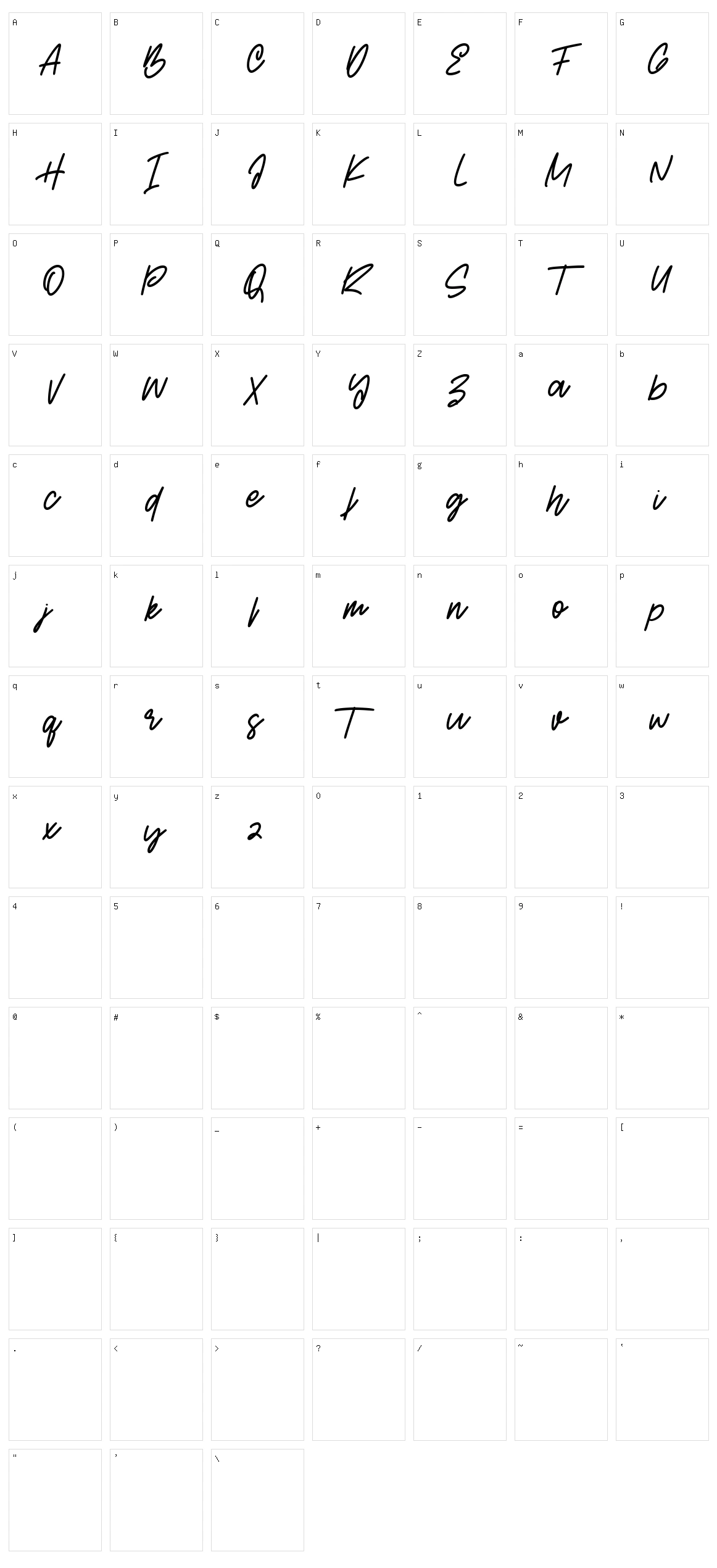 Adicttives Character Set
